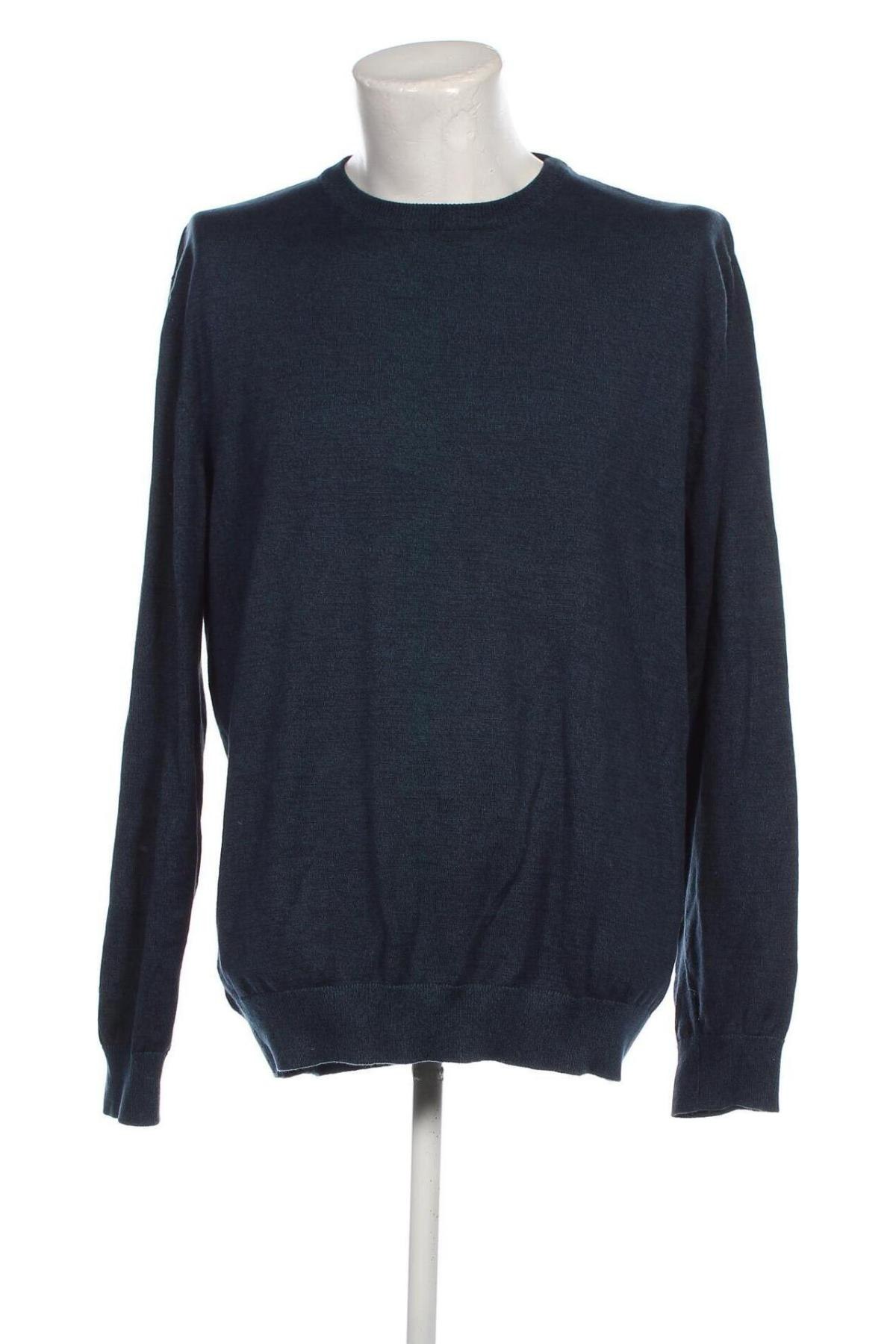 Мъжки пуловер Bernd Berger, Размер XXL, Цвят Син, Цена 29,00 лв.