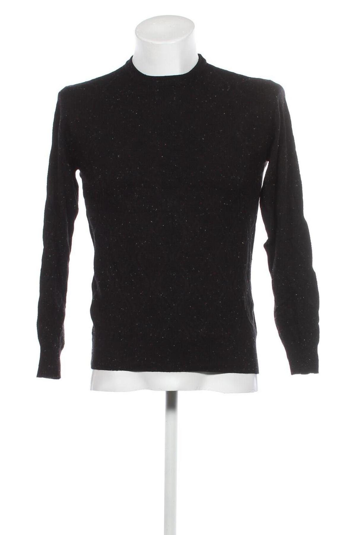 Ανδρικό πουλόβερ Bruno Leoni, Μέγεθος L, Χρώμα Μαύρο, Τιμή 3,95 €
