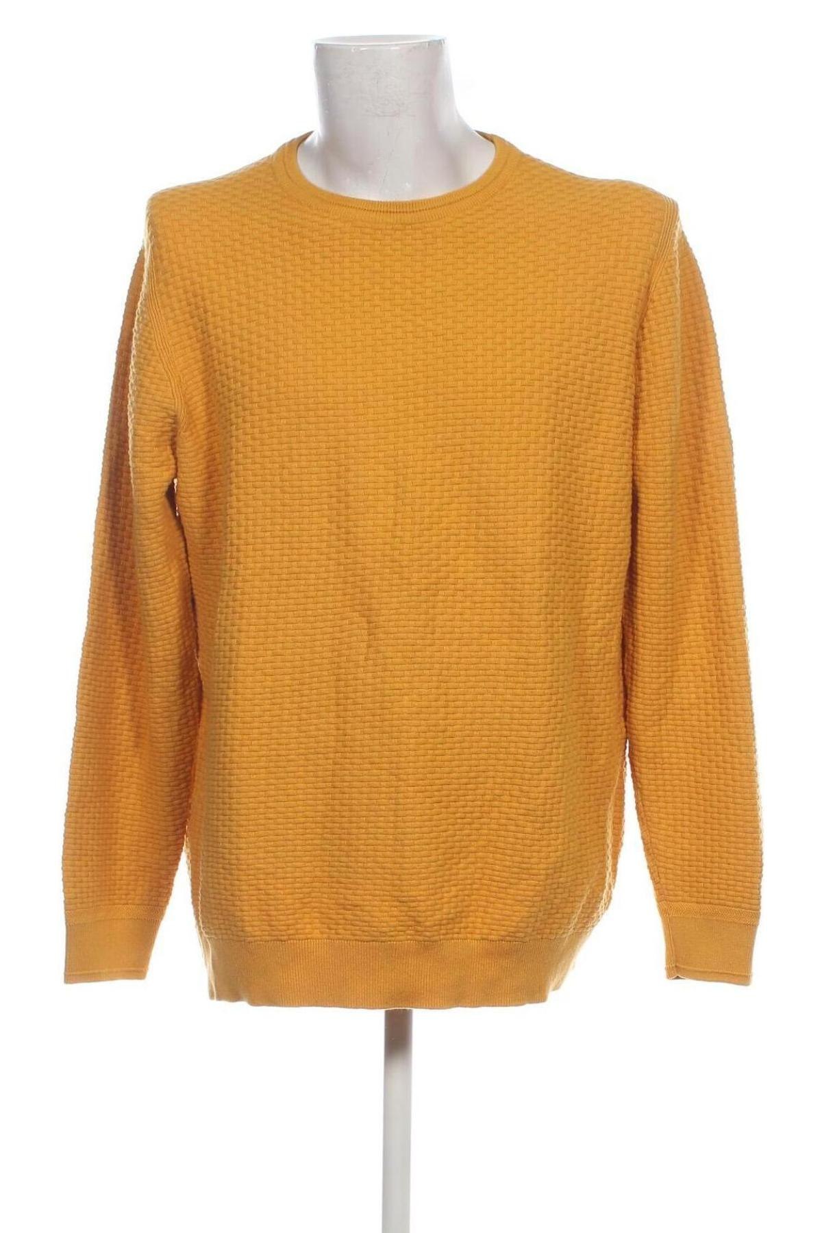 Ανδρικό πουλόβερ C&A, Μέγεθος XXL, Χρώμα Κίτρινο, Τιμή 7,53 €