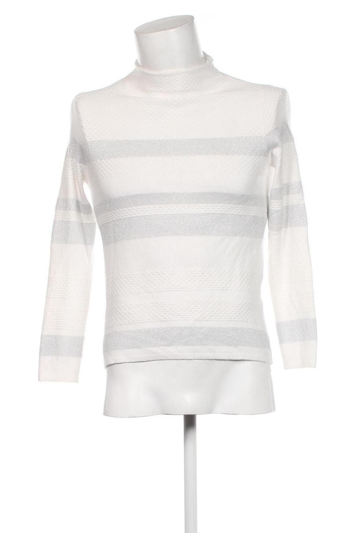 Ανδρικό πουλόβερ C&A, Μέγεθος S, Χρώμα Λευκό, Τιμή 4,66 €