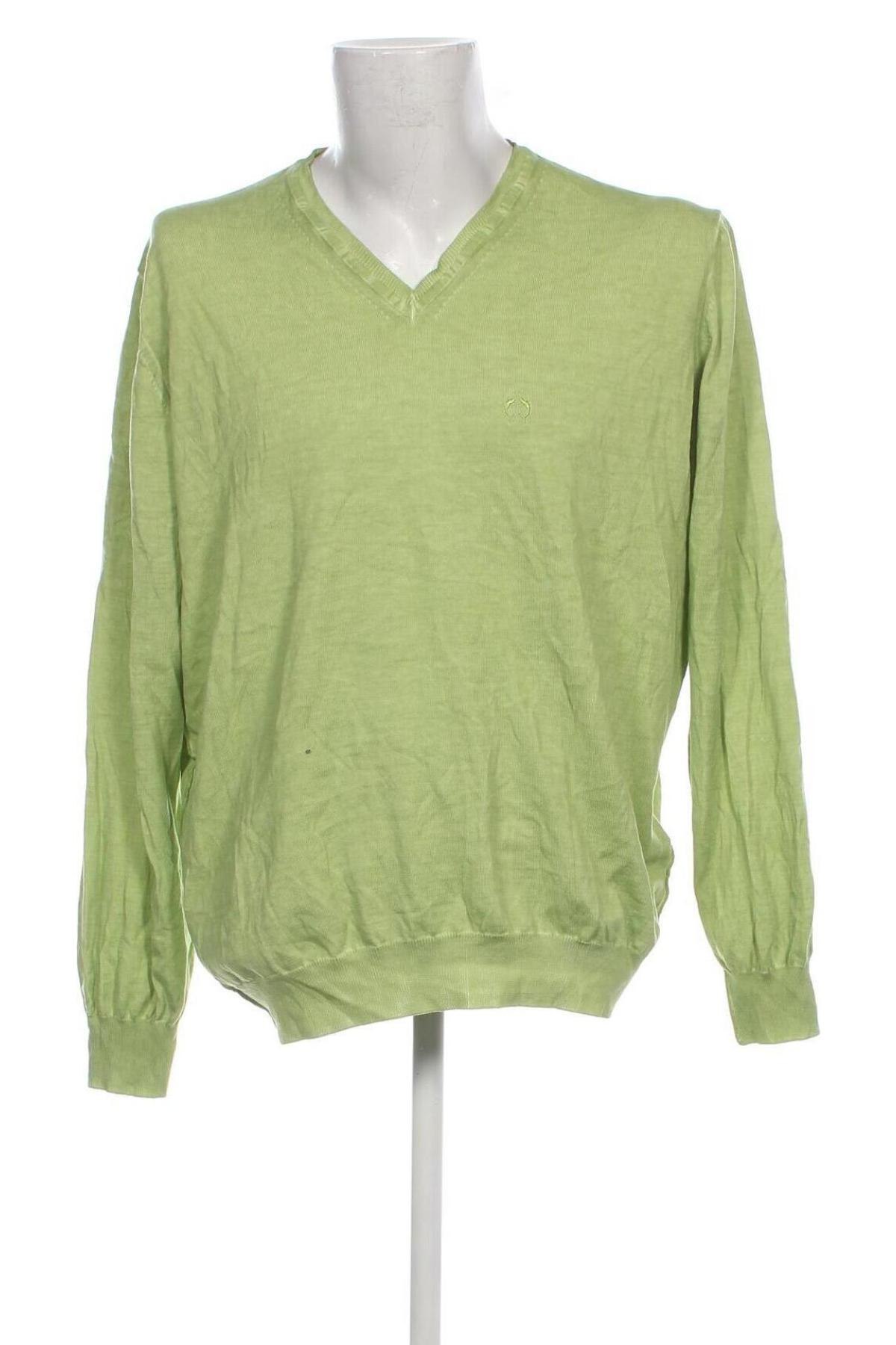 Ανδρικό πουλόβερ Campione, Μέγεθος 3XL, Χρώμα Πράσινο, Τιμή 21,09 €