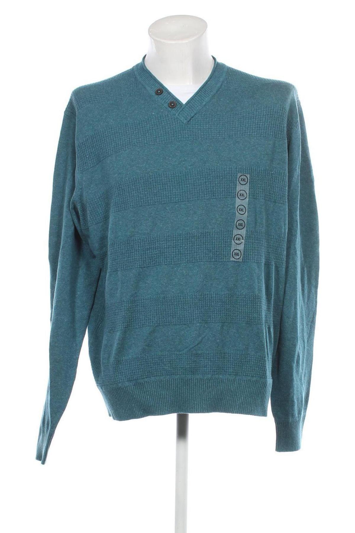 Ανδρικό πουλόβερ Canda, Μέγεθος XXL, Χρώμα Μπλέ, Τιμή 14,51 €