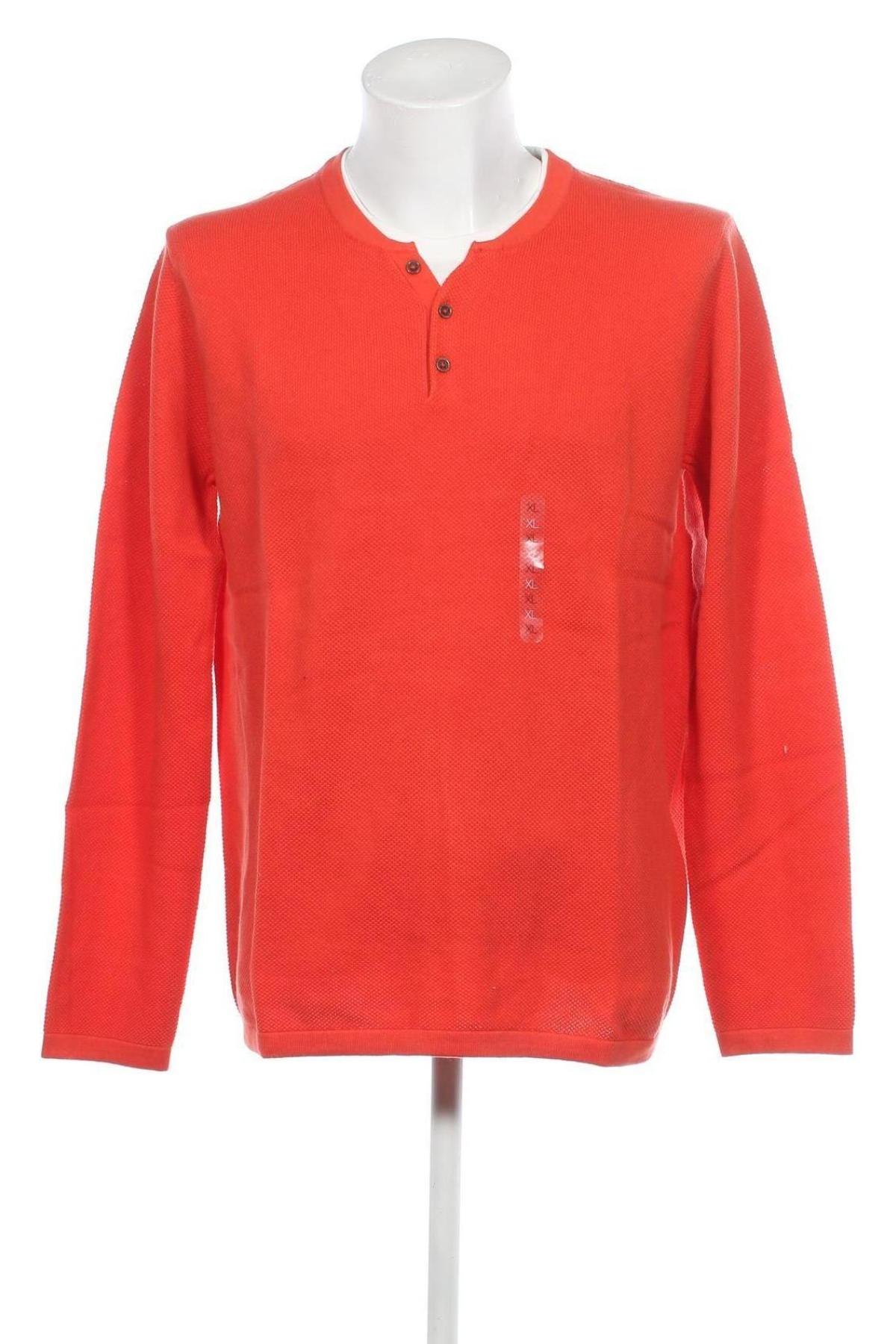 Мъжки пуловер Celio, Размер XL, Цвят Червен, Цена 18,86 лв.