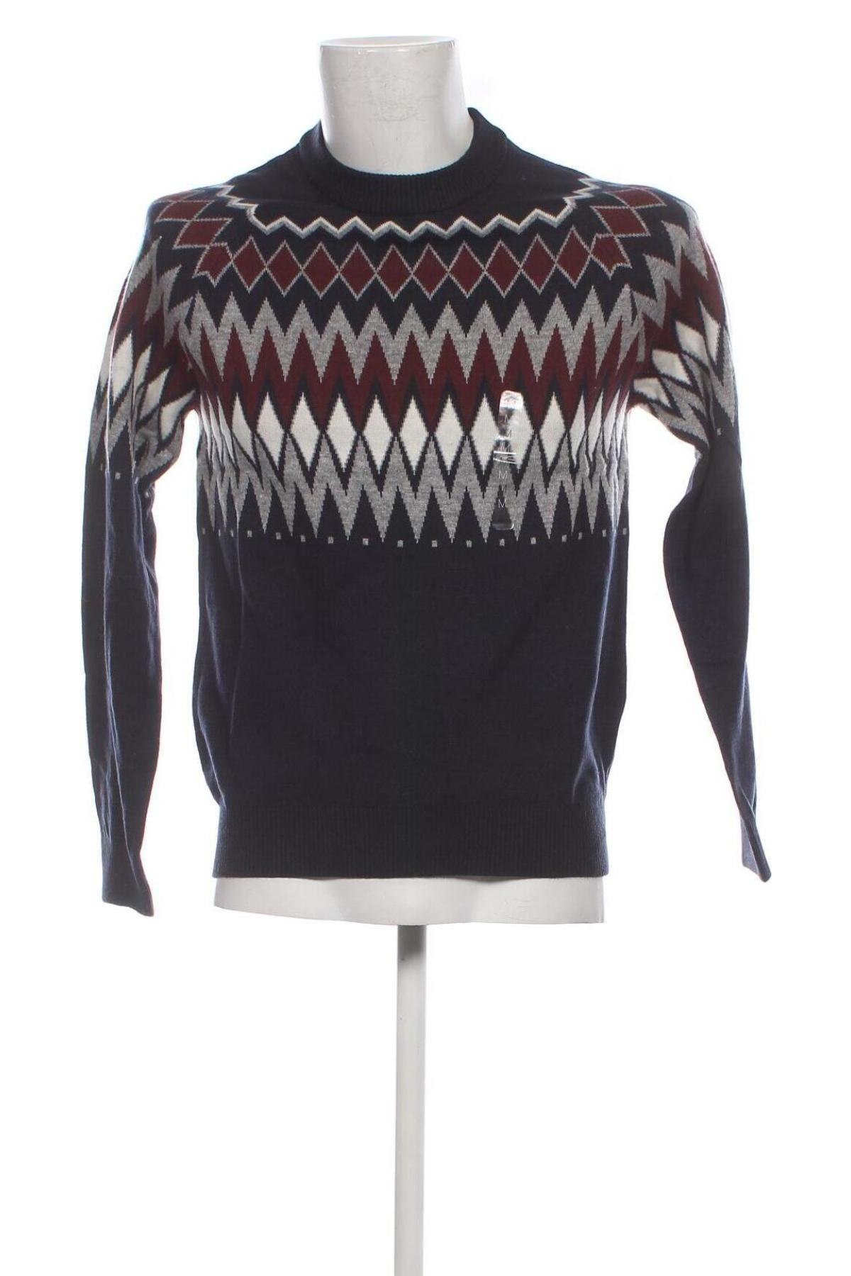 Мъжки пуловер Celio, Размер M, Цвят Син, Цена 21,16 лв.