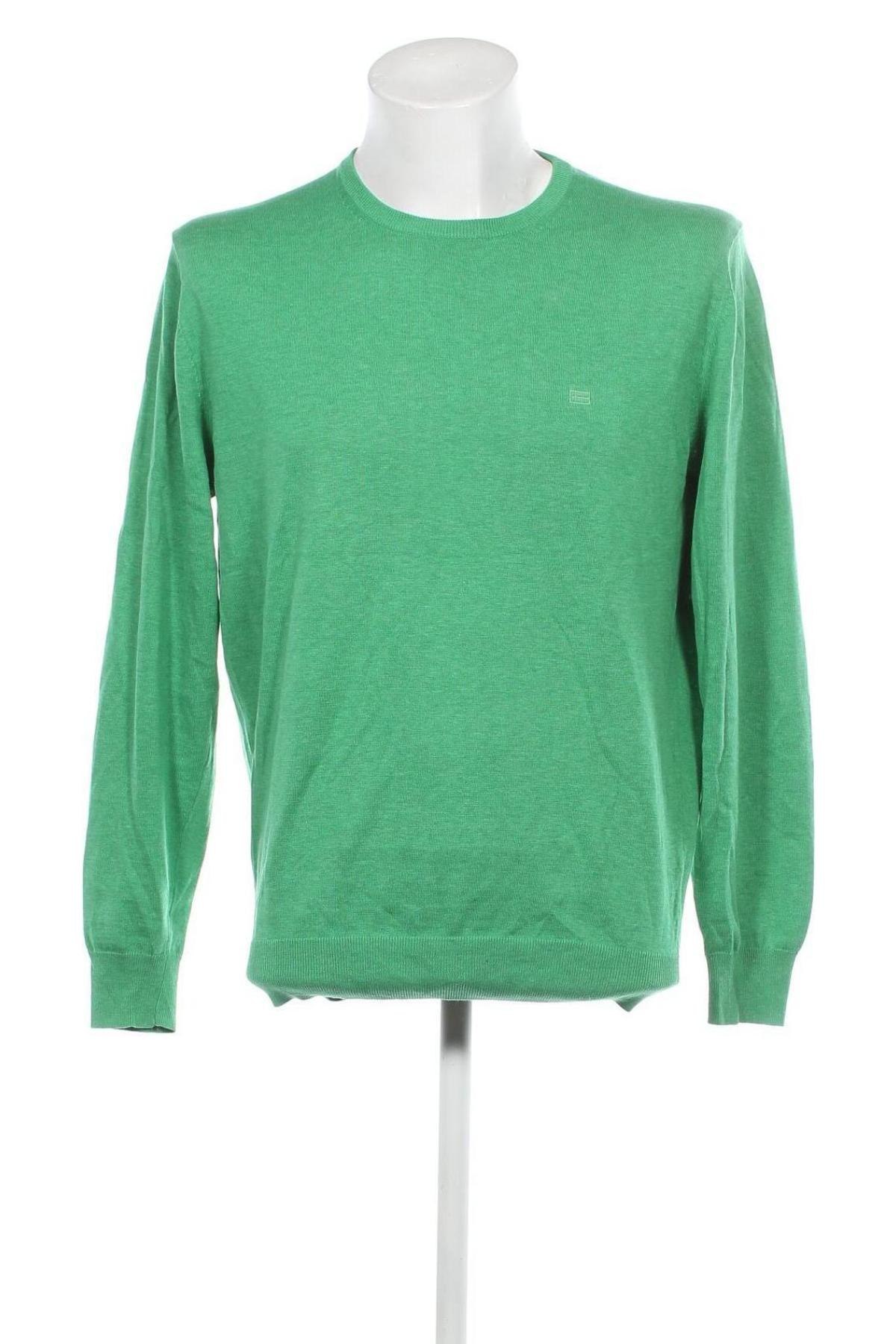 Мъжки пуловер Christian Berg, Размер M, Цвят Зелен, Цена 20,91 лв.