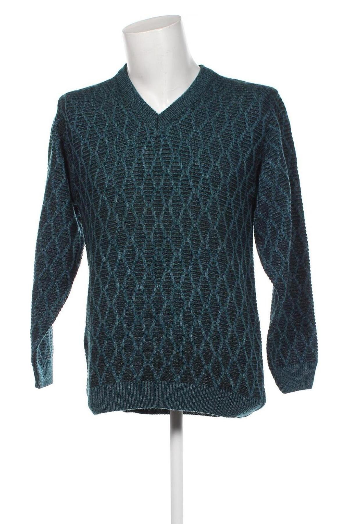 Мъжки пуловер Classique, Размер M, Цвят Зелен, Цена 22,08 лв.
