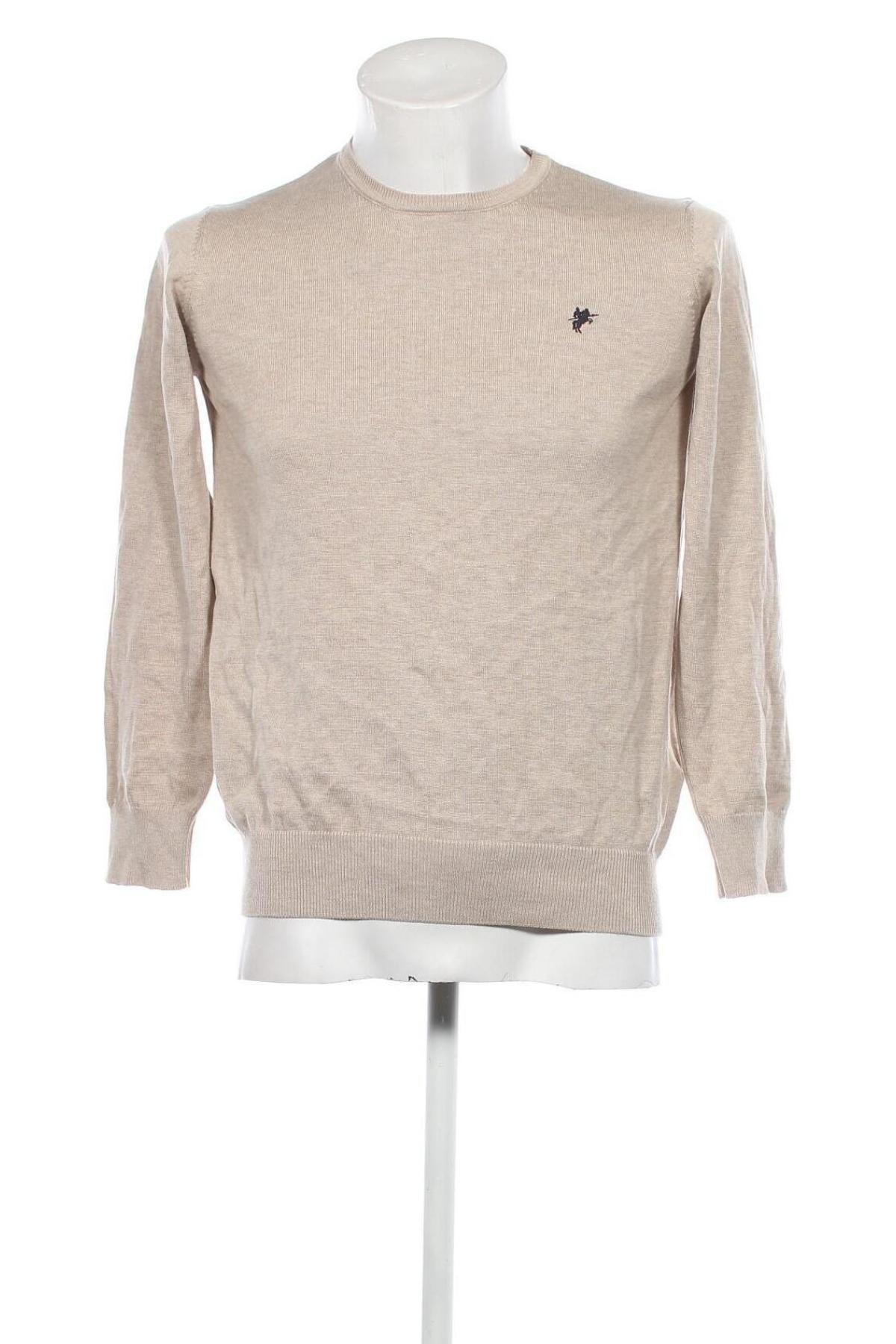 Ανδρικό πουλόβερ Denim Culture, Μέγεθος S, Χρώμα  Μπέζ, Τιμή 8,41 €