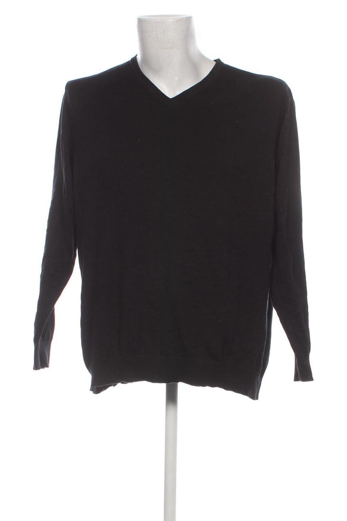 Ανδρικό πουλόβερ Dressmann, Μέγεθος XXL, Χρώμα Μαύρο, Τιμή 8,83 €
