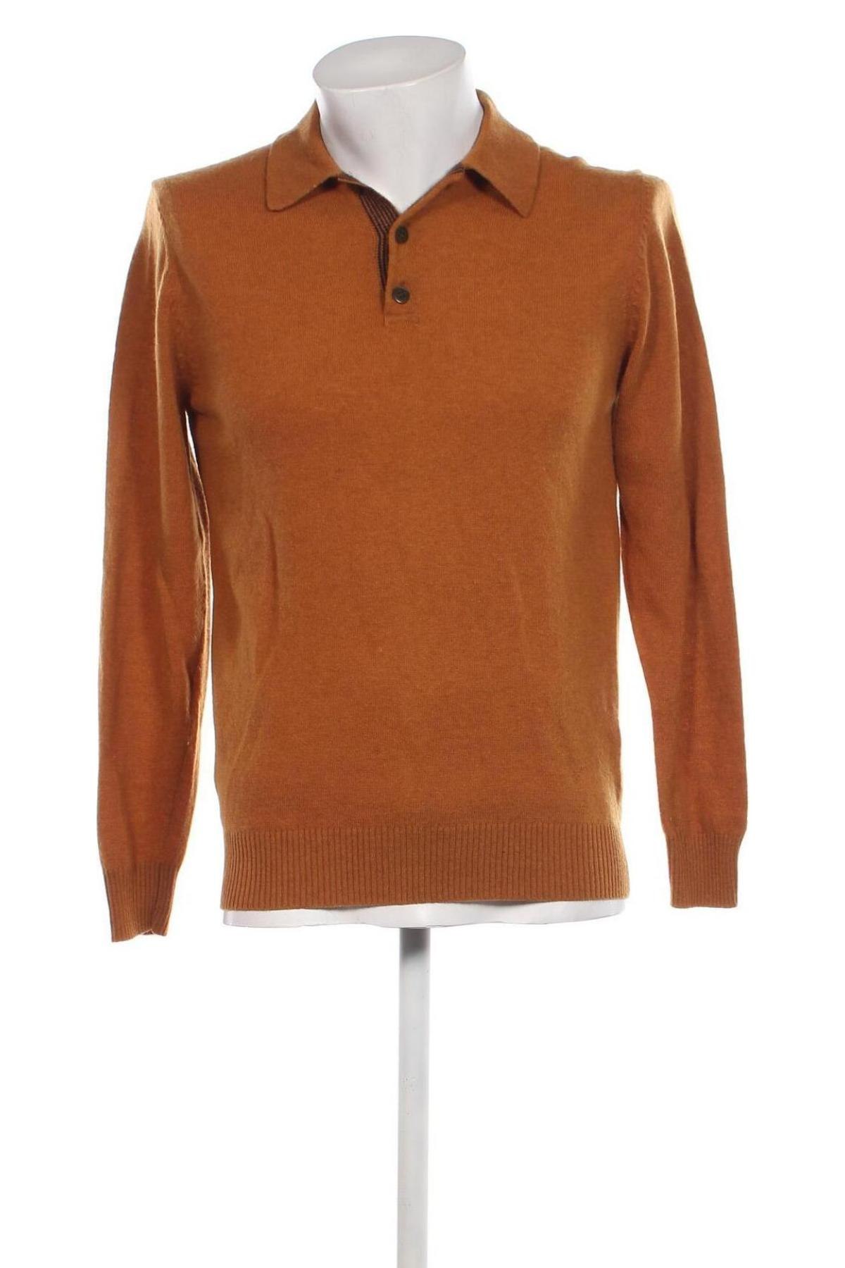 Мъжки пуловер Dustin, Размер M, Цвят Жълт, Цена 17,39 лв.