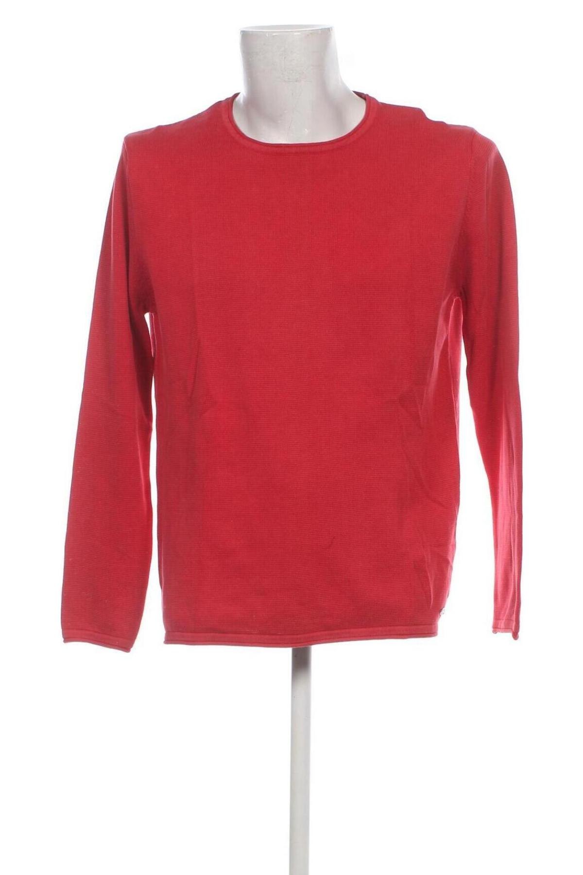Ανδρικό πουλόβερ Engbers, Μέγεθος L, Χρώμα Κόκκινο, Τιμή 32,47 €