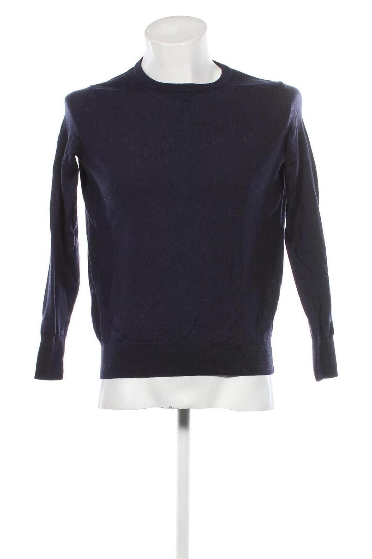 Мъжки пуловер Essentials by Tchibo, Размер S, Цвят Син, Цена 11,60 лв.