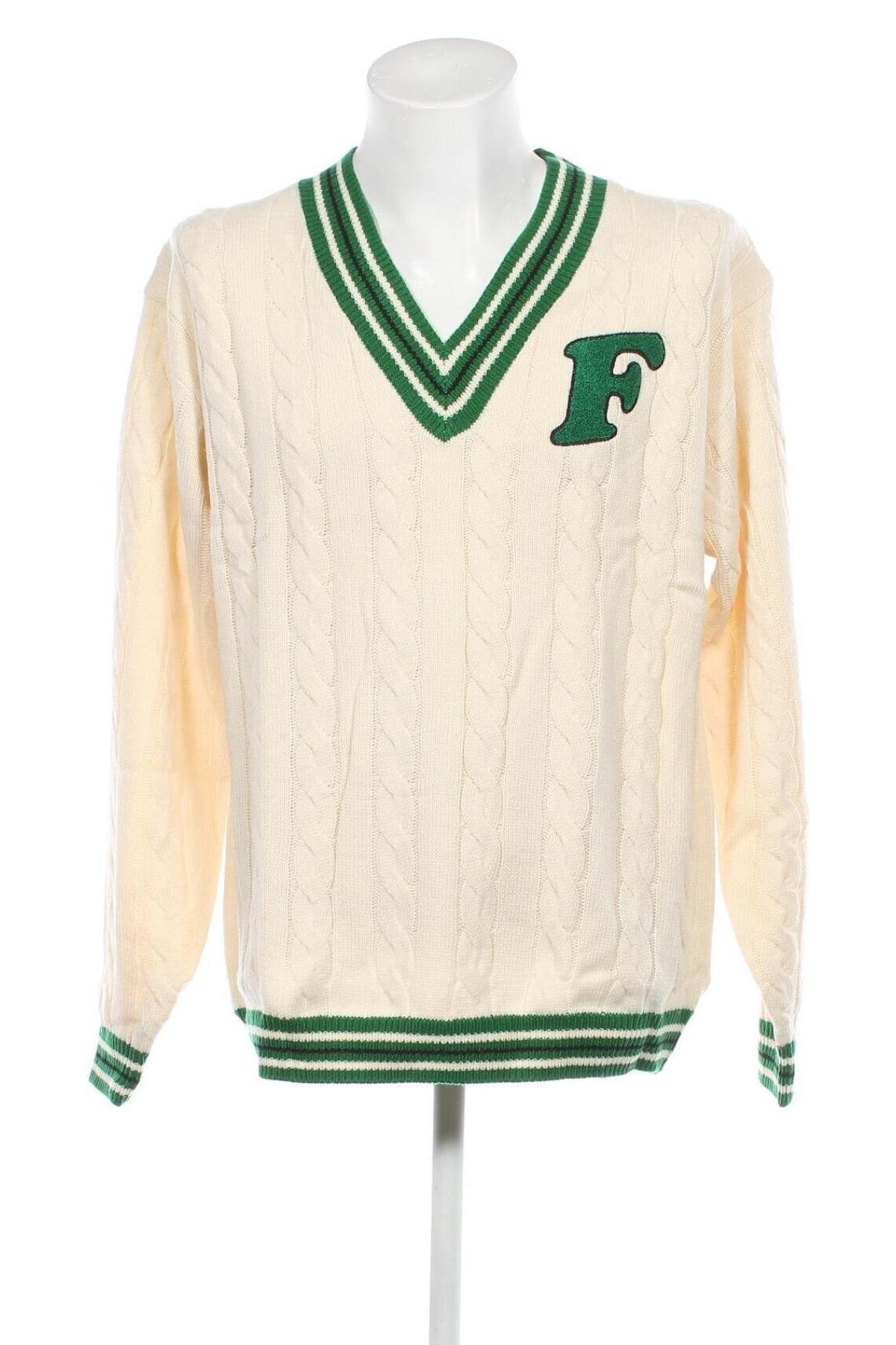 Ανδρικό πουλόβερ FILA, Μέγεθος XL, Χρώμα Εκρού, Τιμή 72,16 €