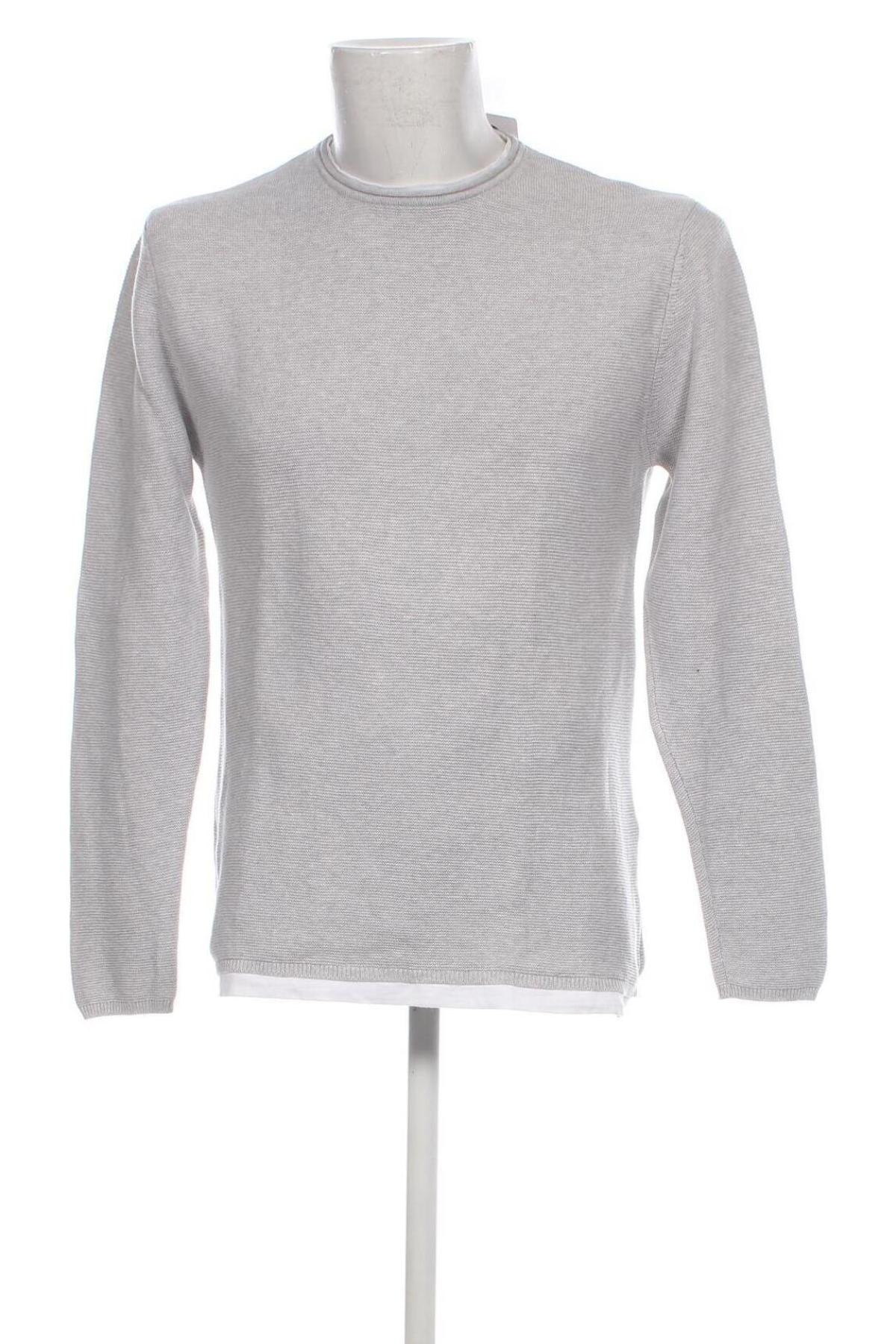 Ανδρικό πουλόβερ FSBN, Μέγεθος L, Χρώμα Γκρί, Τιμή 9,15 €