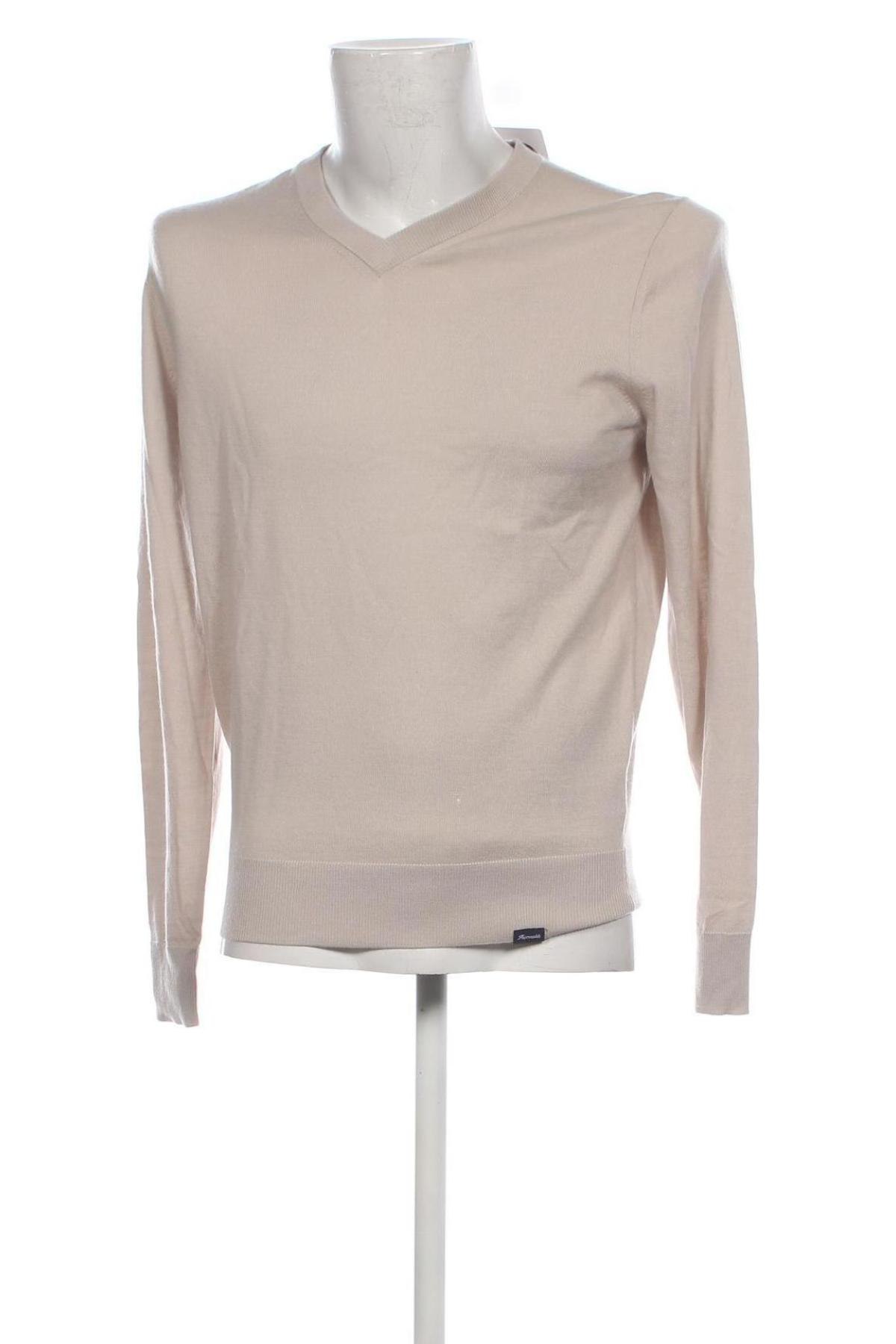 Ανδρικό πουλόβερ Faconnable, Μέγεθος M, Χρώμα  Μπέζ, Τιμή 65,47 €