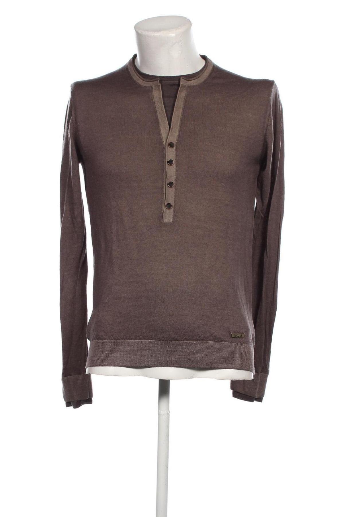 Męski sweter Gaudi, Rozmiar XL, Kolor Brązowy, Cena 134,85 zł