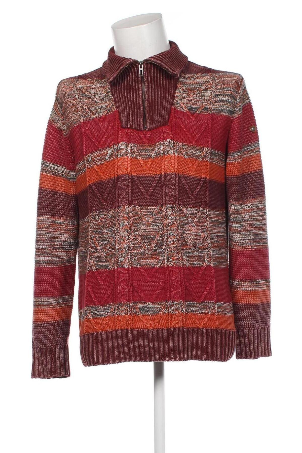 Мъжки пуловер Gin Tonic, Размер L, Цвят Многоцветен, Цена 9,52 лв.