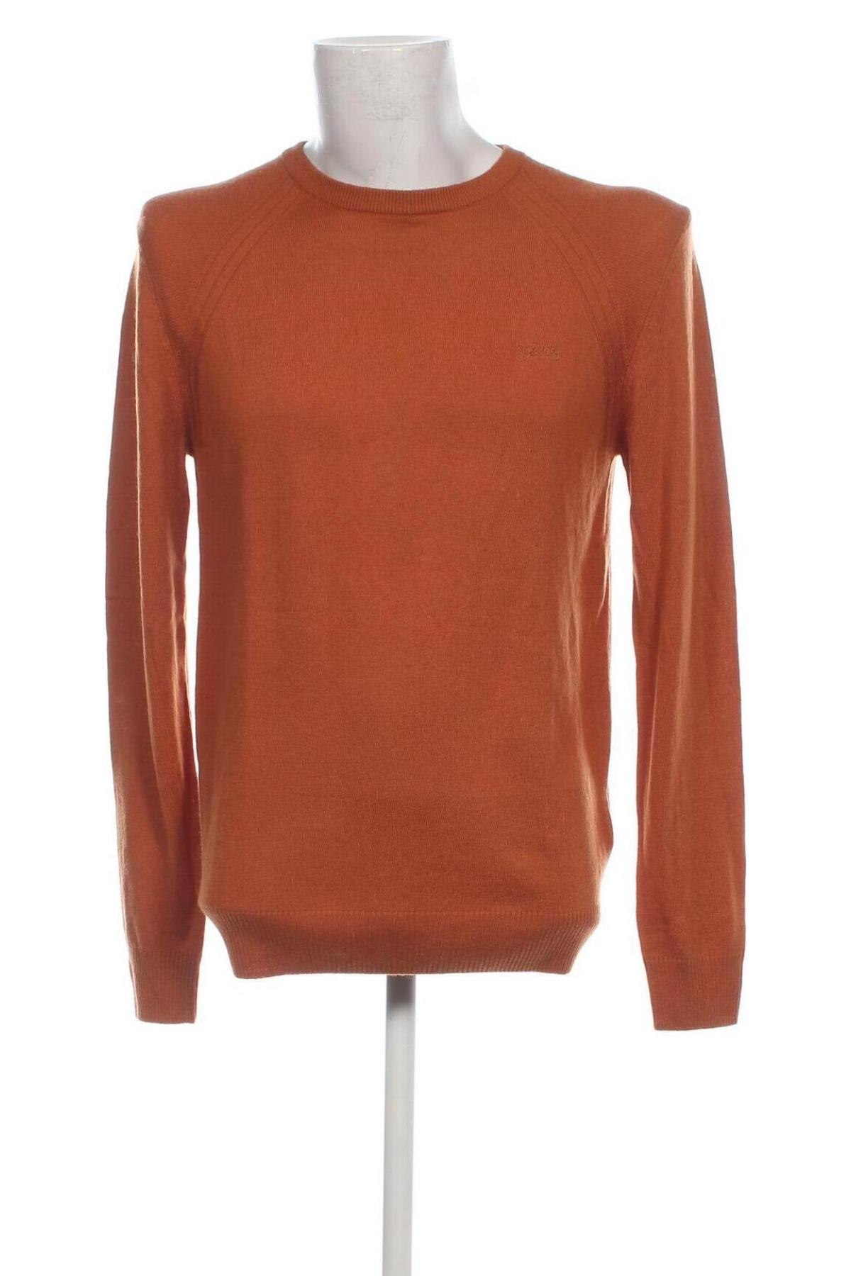 Ανδρικό πουλόβερ Guess, Μέγεθος L, Χρώμα Καφέ, Τιμή 20,91 €