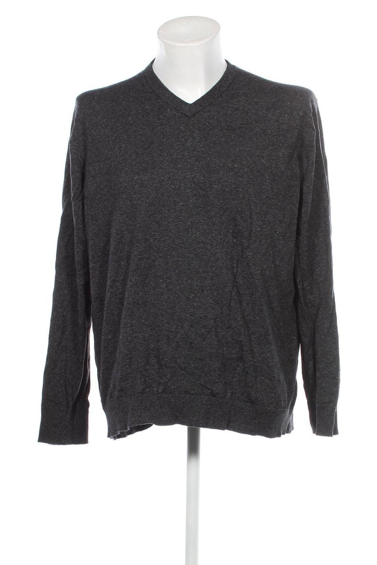 Мъжки пуловер H&M, Размер XXL, Цвят Сив, Цена 14,79 лв.