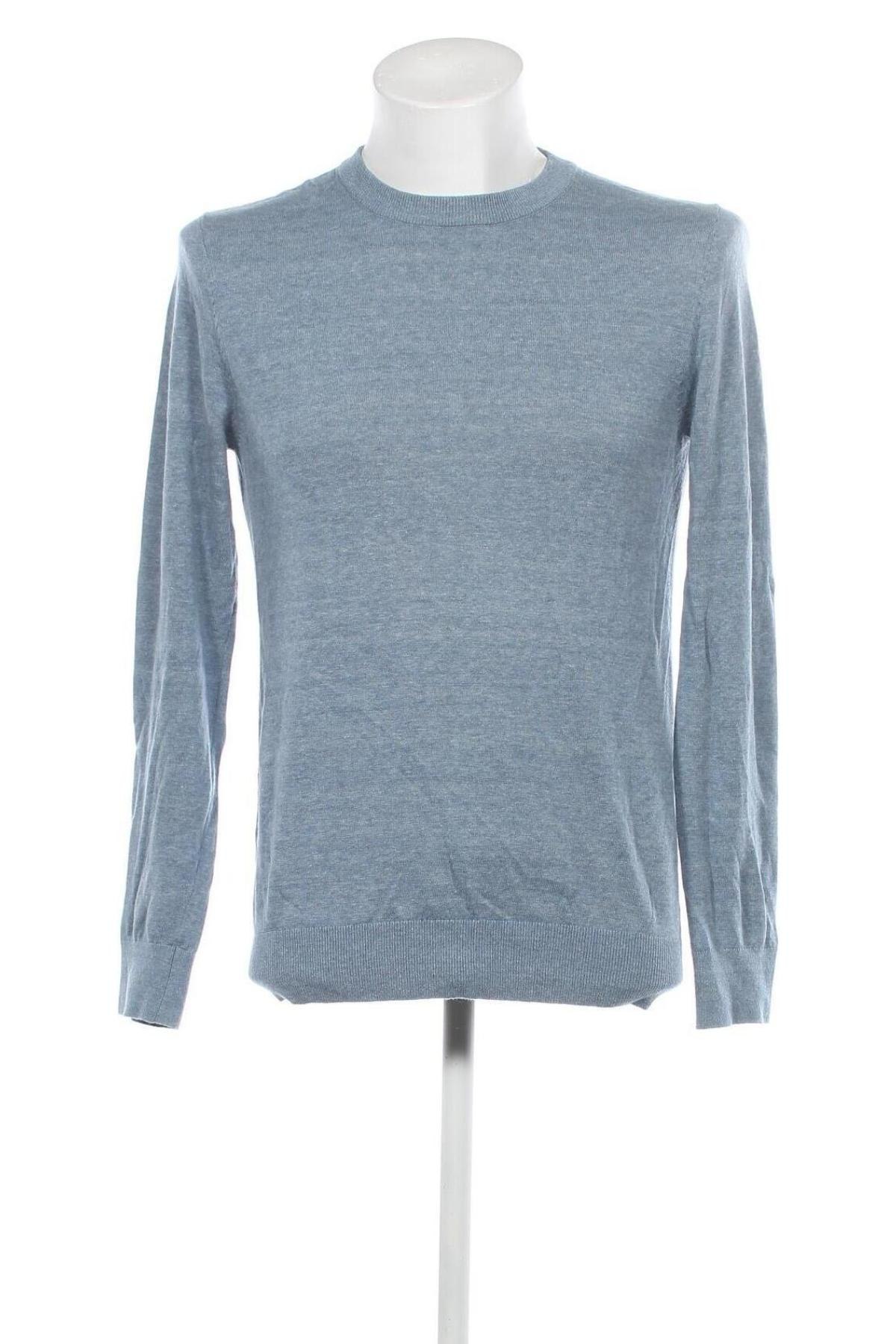 Мъжки пуловер H&M, Размер S, Цвят Син, Цена 12,76 лв.