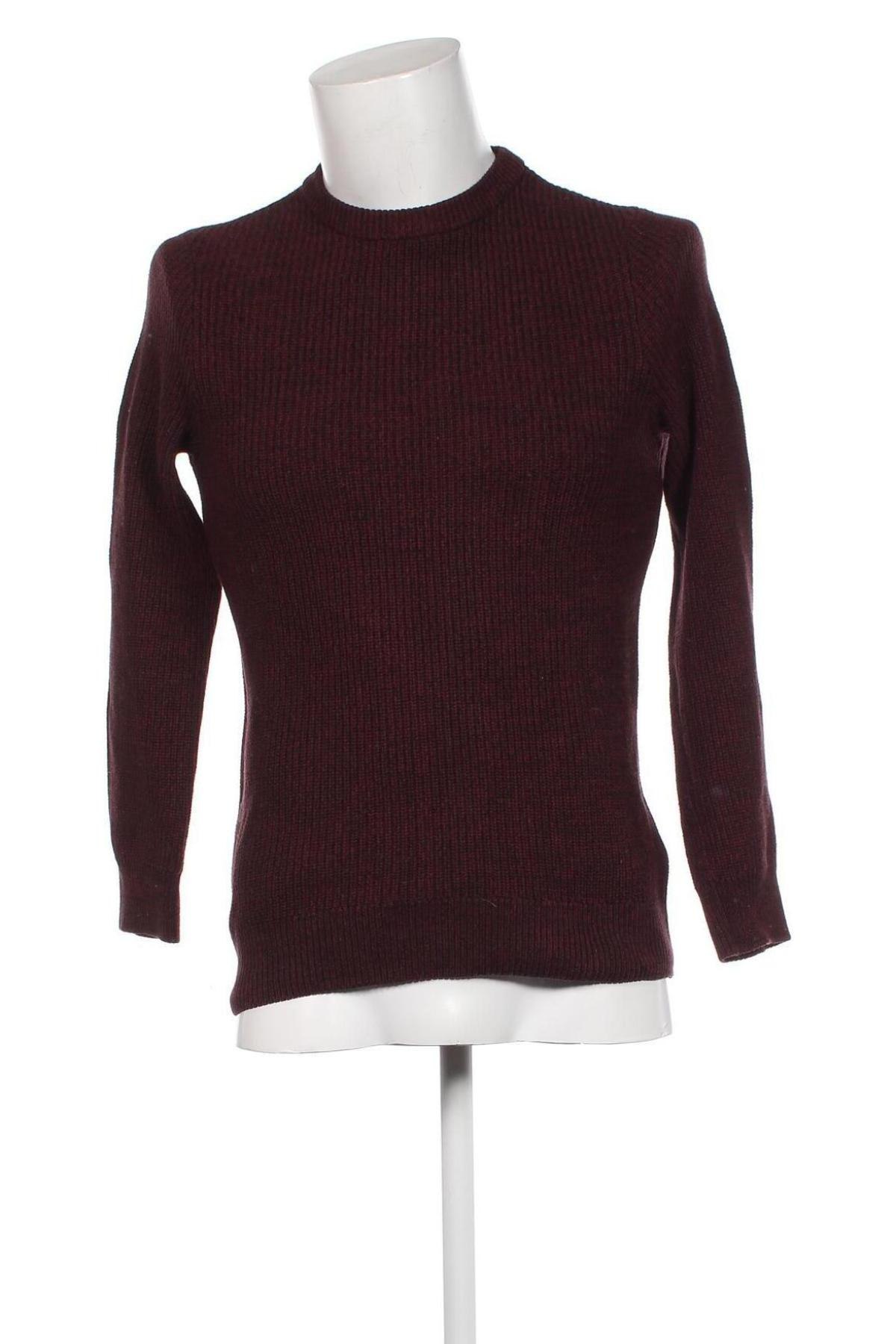 Мъжки пуловер H&M, Размер S, Цвят Червен, Цена 12,76 лв.