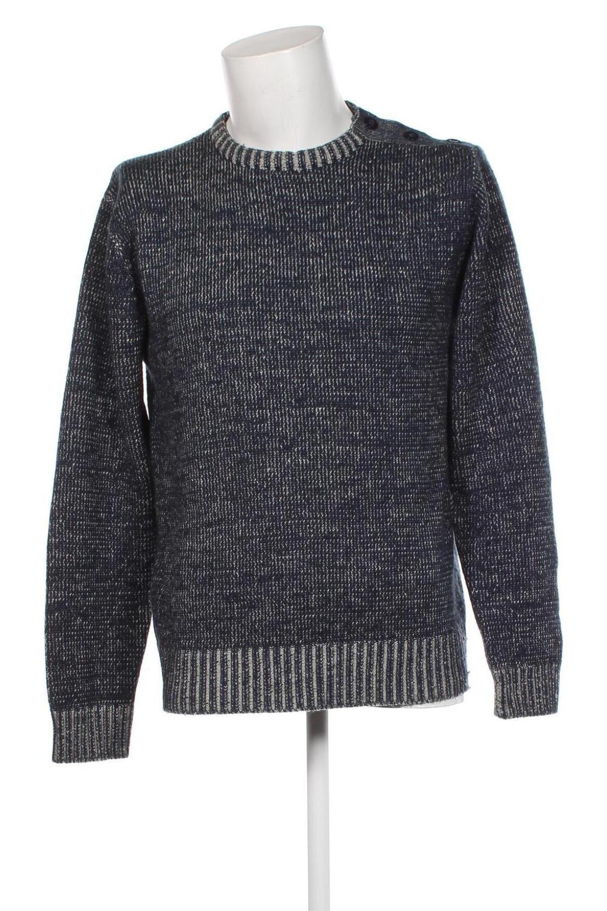 Ανδρικό πουλόβερ Inside, Μέγεθος L, Χρώμα Μπλέ, Τιμή 8,97 €