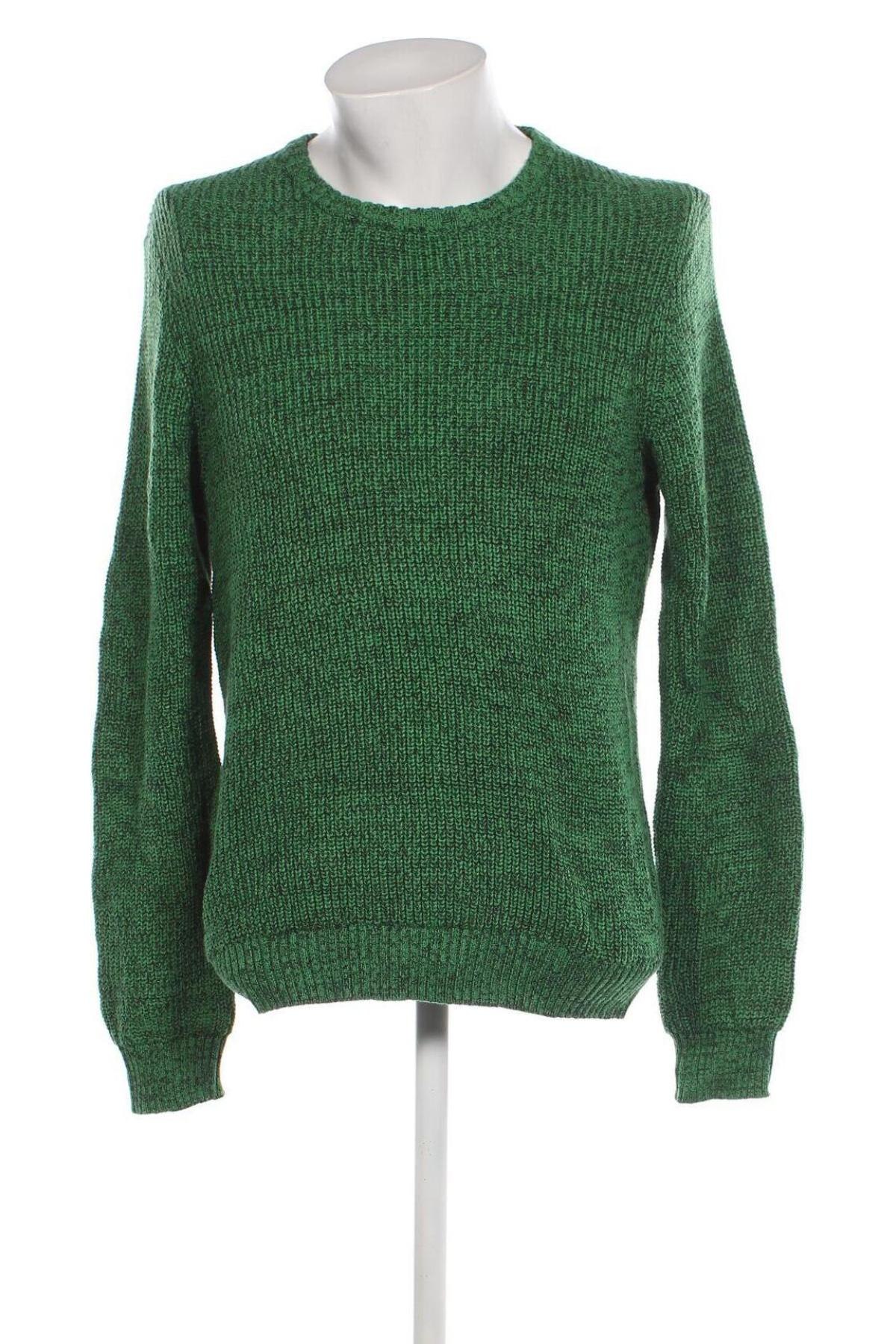 Мъжки пуловер Internacionale, Размер L, Цвят Зелен, Цена 18,36 лв.
