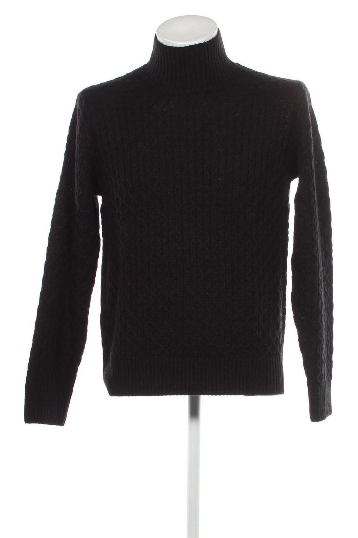 Ανδρικό πουλόβερ Jack & Jones, Μέγεθος M, Χρώμα Μαύρο, Τιμή 15,88 €