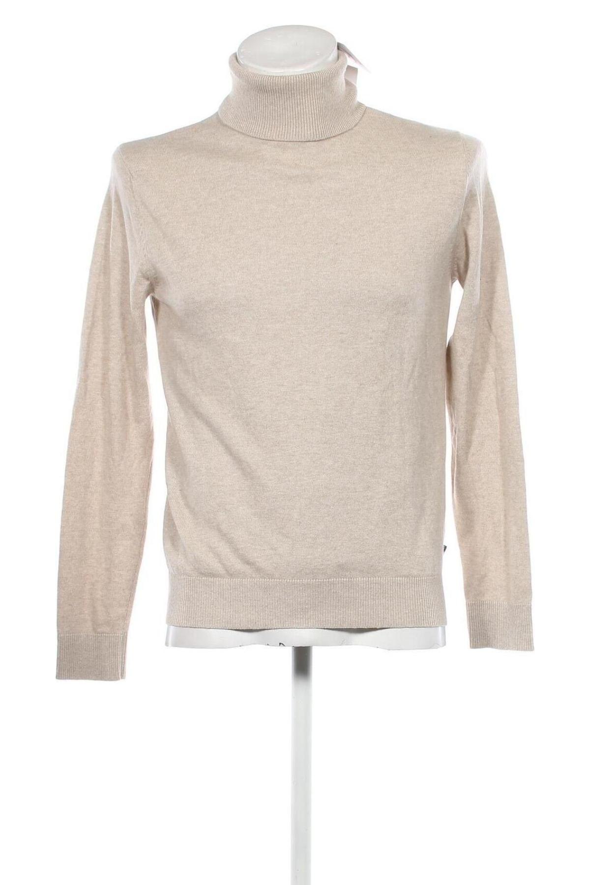 Ανδρικό πουλόβερ Jack & Jones, Μέγεθος S, Χρώμα  Μπέζ, Τιμή 10,32 €