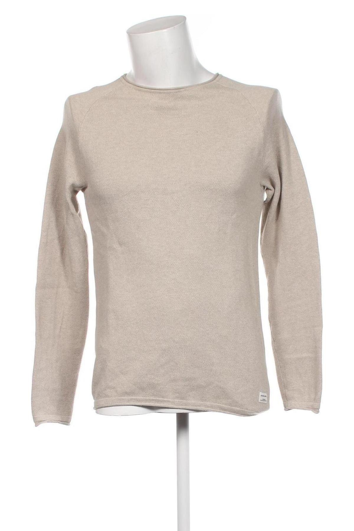 Ανδρικό πουλόβερ Jack & Jones, Μέγεθος M, Χρώμα  Μπέζ, Τιμή 13,10 €