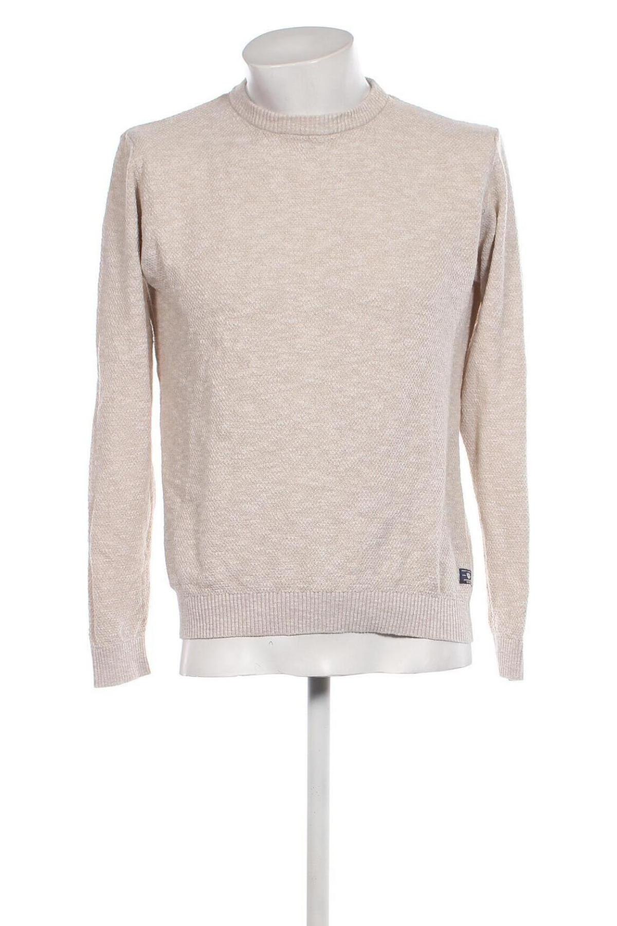 Męski sweter Jack & Jones, Rozmiar M, Kolor ecru, Cena 25,79 zł