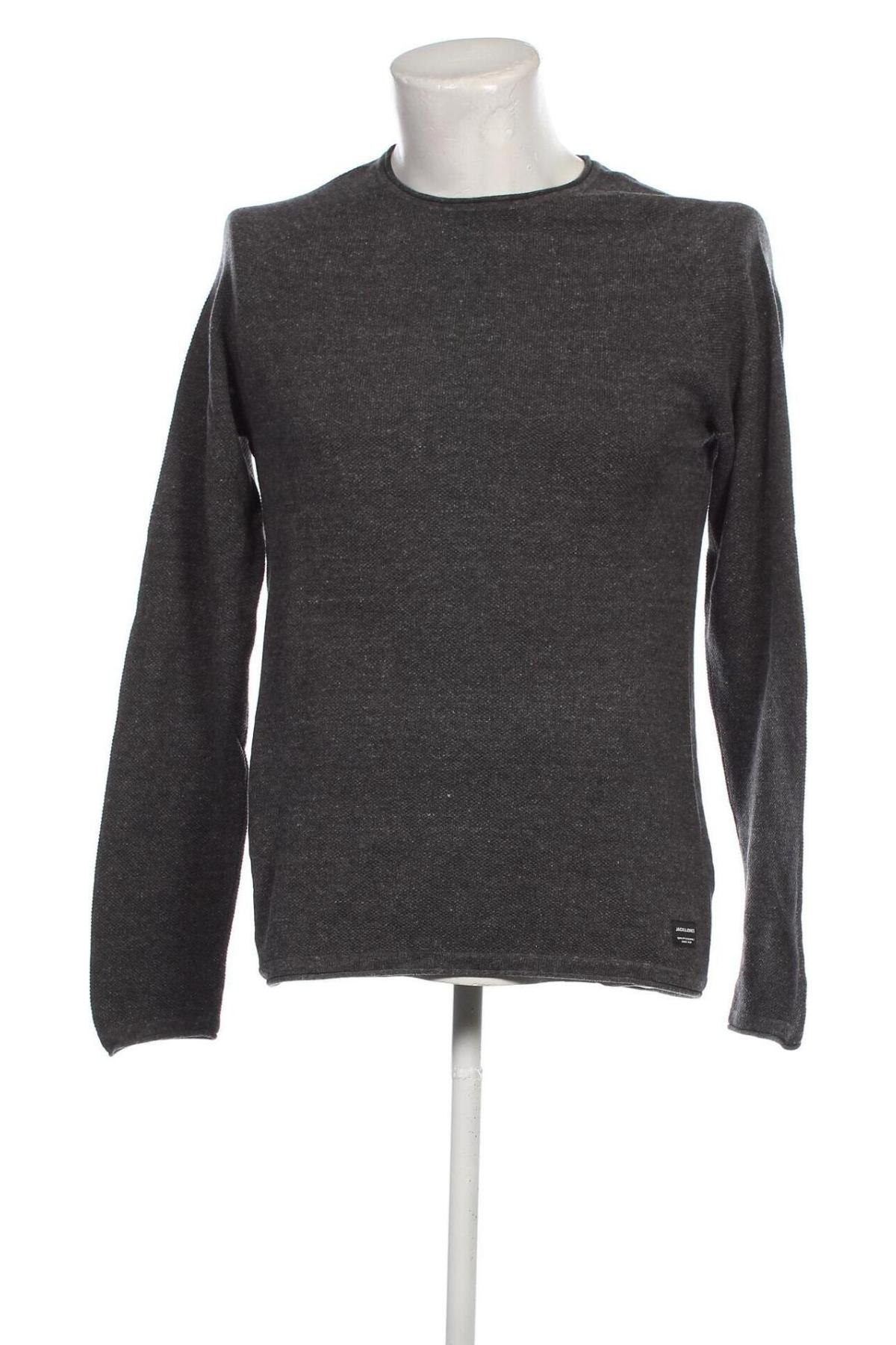 Мъжки пуловер Jack & Jones, Размер M, Цвят Сив, Цена 16,32 лв.