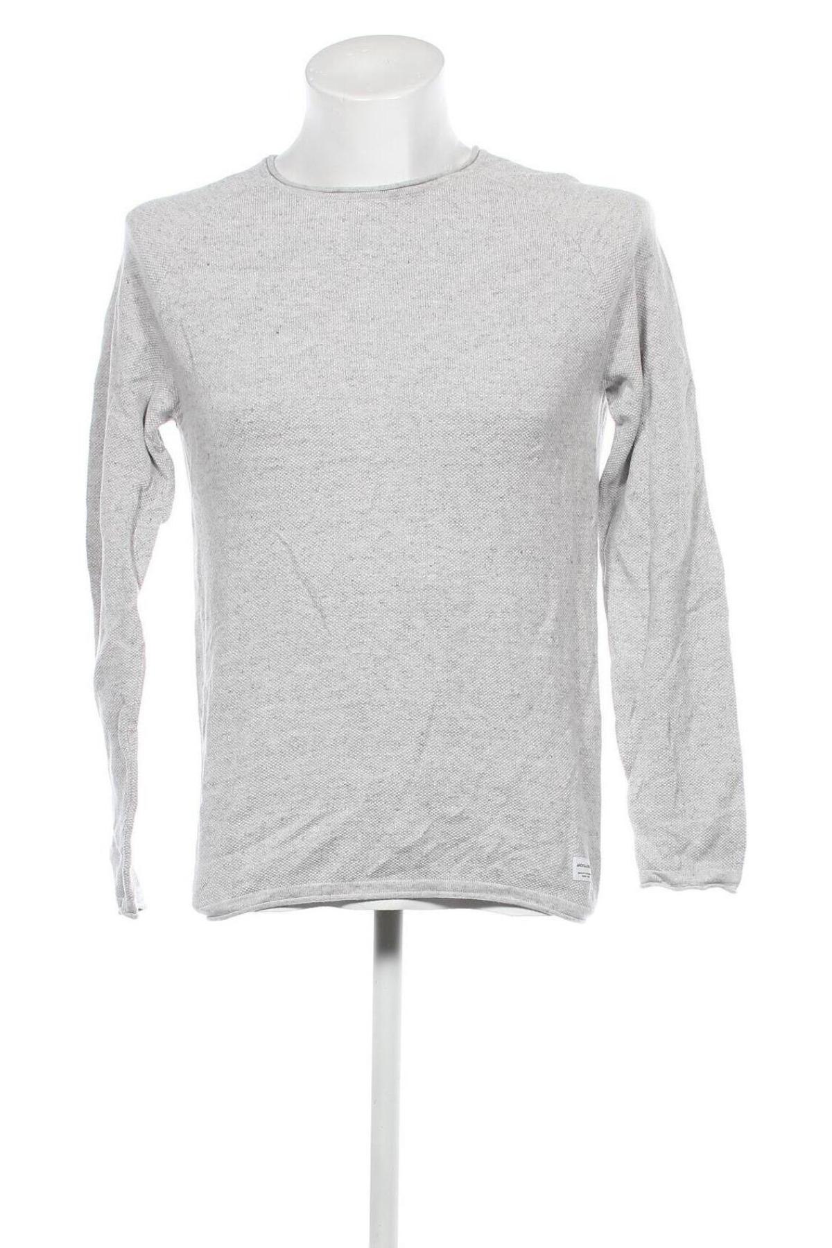 Ανδρικό πουλόβερ Jack & Jones, Μέγεθος L, Χρώμα Γκρί, Τιμή 11,36 €