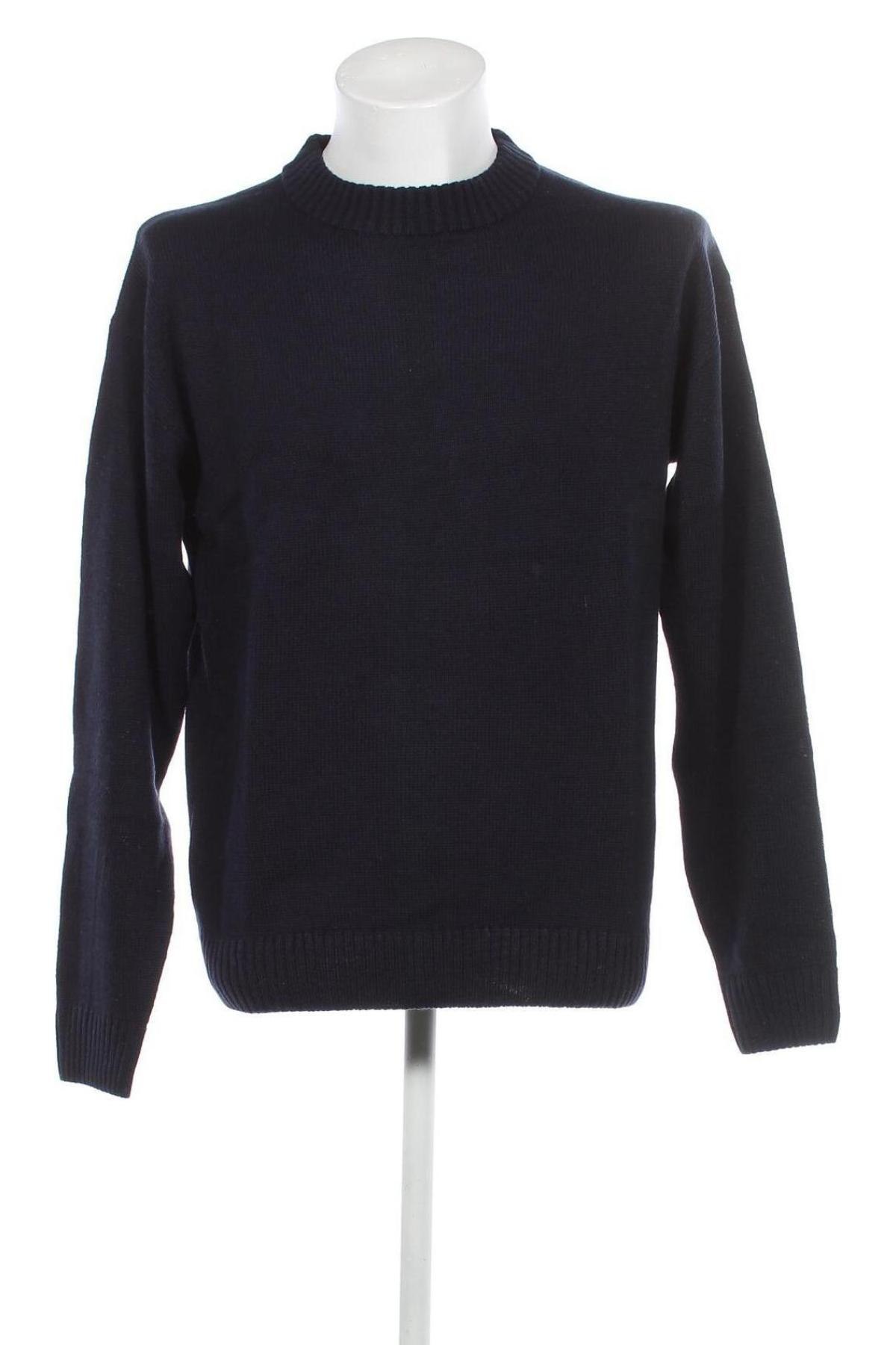 Мъжки пуловер Jack & Jones, Размер L, Цвят Син, Цена 30,80 лв.