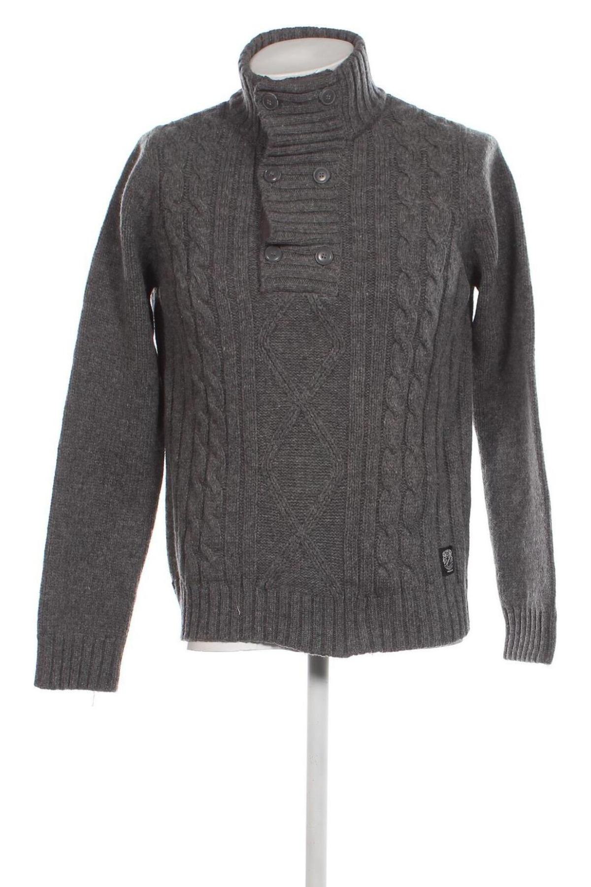 Ανδρικό πουλόβερ Jack & Jones PREMIUM, Μέγεθος M, Χρώμα Γκρί, Τιμή 25,72 €