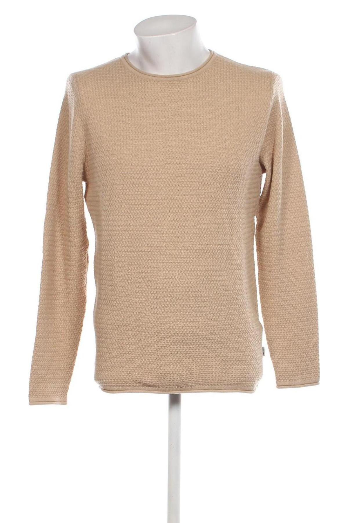 Ανδρικό πουλόβερ Jack & Jones PREMIUM, Μέγεθος M, Χρώμα  Μπέζ, Τιμή 15,88 €