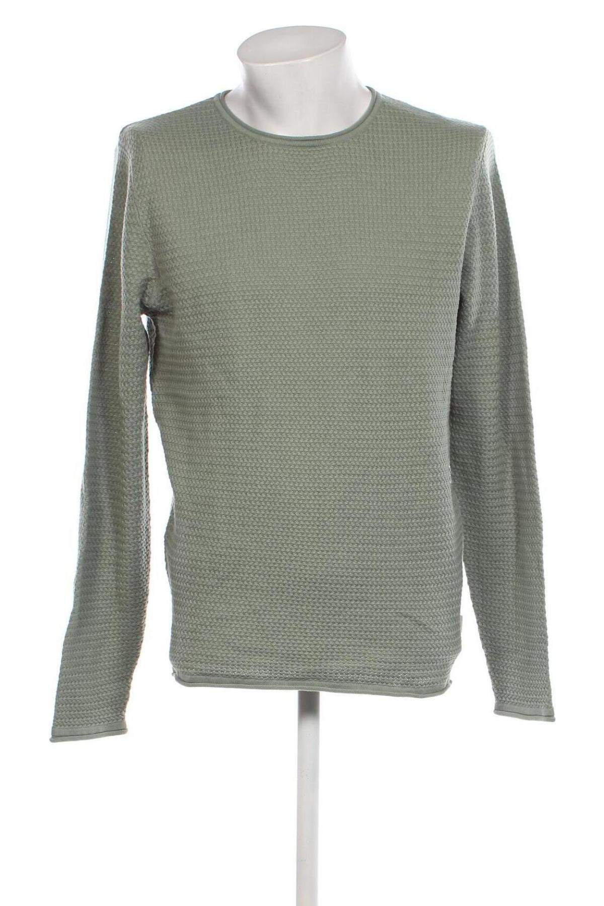 Ανδρικό πουλόβερ Jack & Jones PREMIUM, Μέγεθος L, Χρώμα Πράσινο, Τιμή 10,32 €