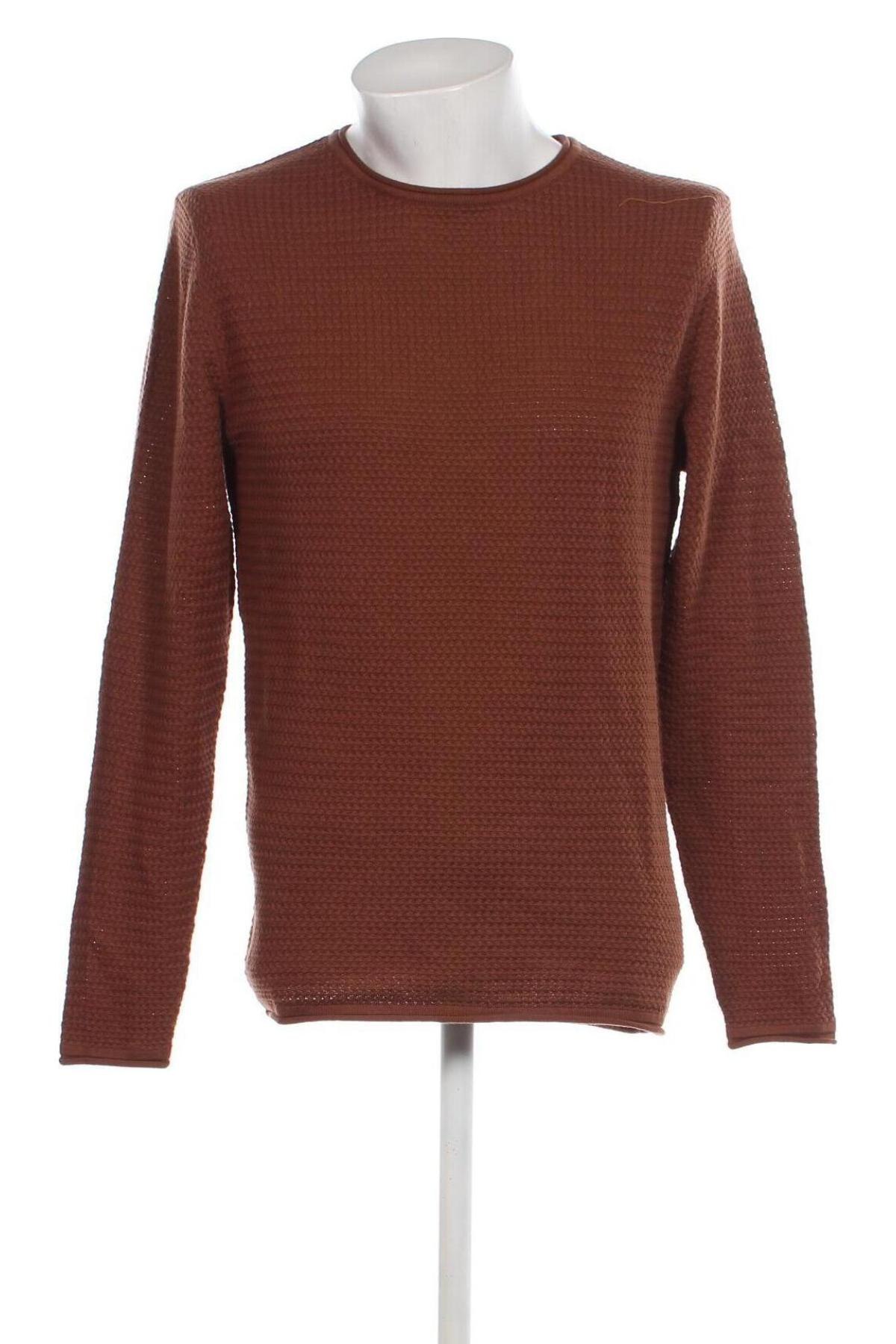 Męski sweter Jack & Jones PREMIUM, Rozmiar M, Kolor Brązowy, Cena 61,99 zł