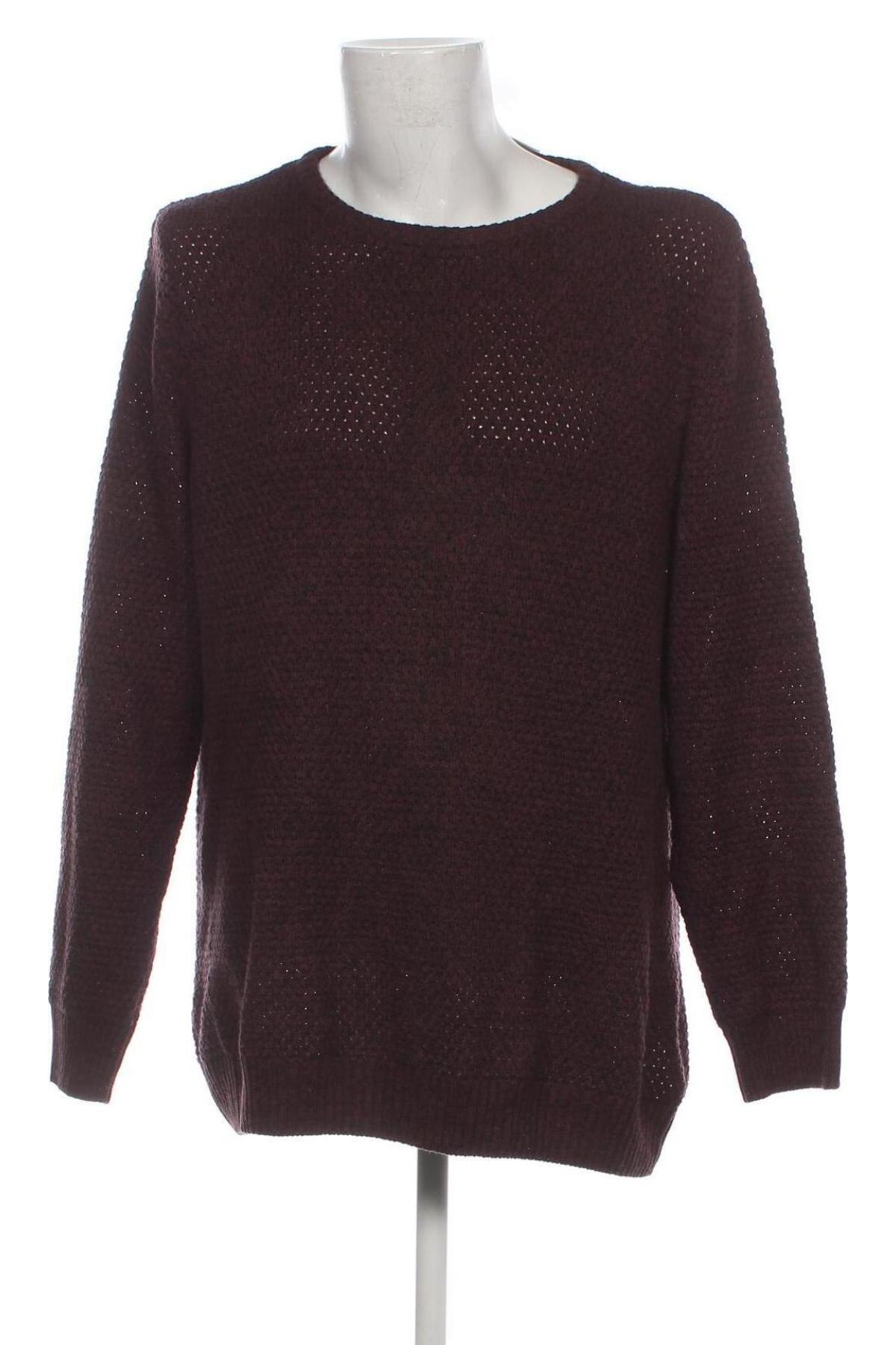 Ανδρικό πουλόβερ Jean Pascale, Μέγεθος XL, Χρώμα Κόκκινο, Τιμή 7,53 €
