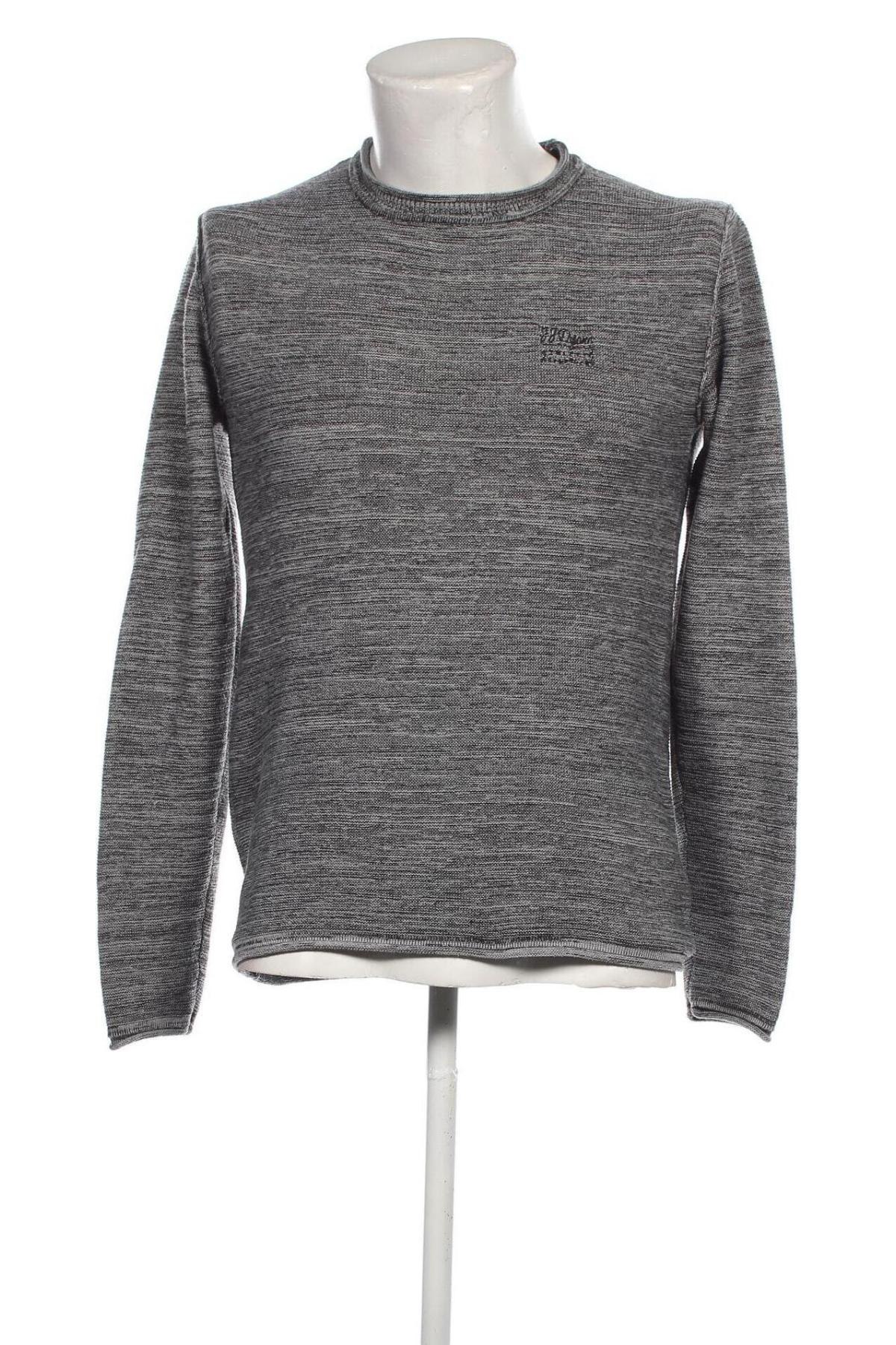 Ανδρικό πουλόβερ Jean Pascale, Μέγεθος M, Χρώμα Γκρί, Τιμή 7,53 €