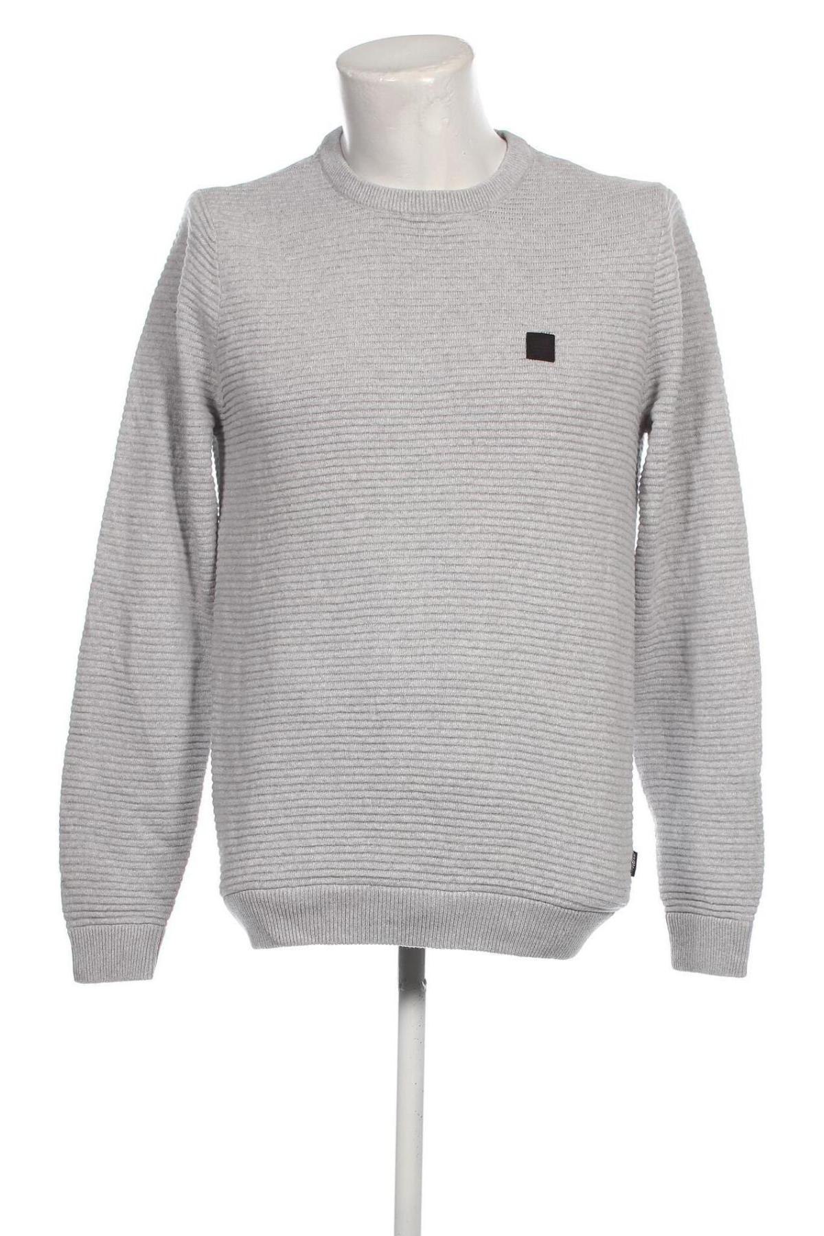 Мъжки пуловер Jean Pascale, Размер L, Цвят Сив, Цена 15,66 лв.