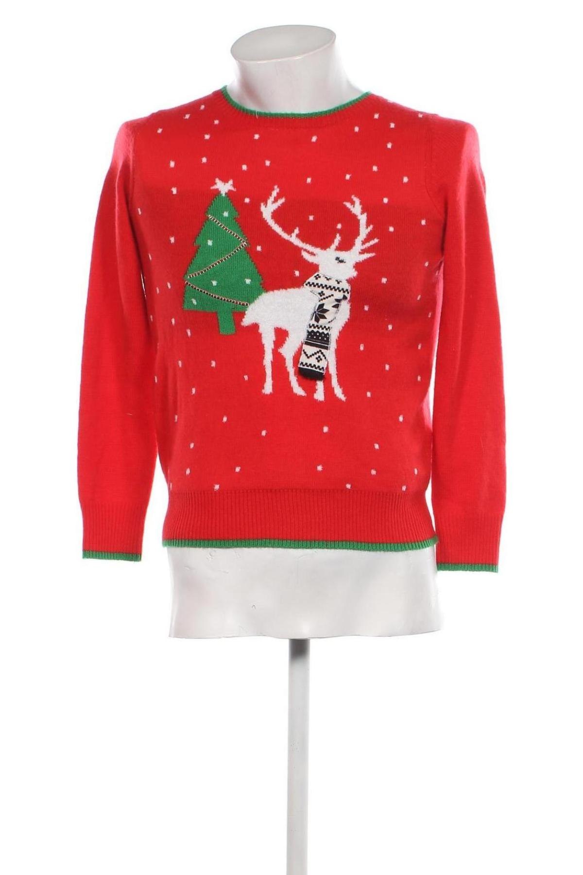 Ανδρικό πουλόβερ Joe Fresh, Μέγεθος S, Χρώμα Κόκκινο, Τιμή 4,66 €