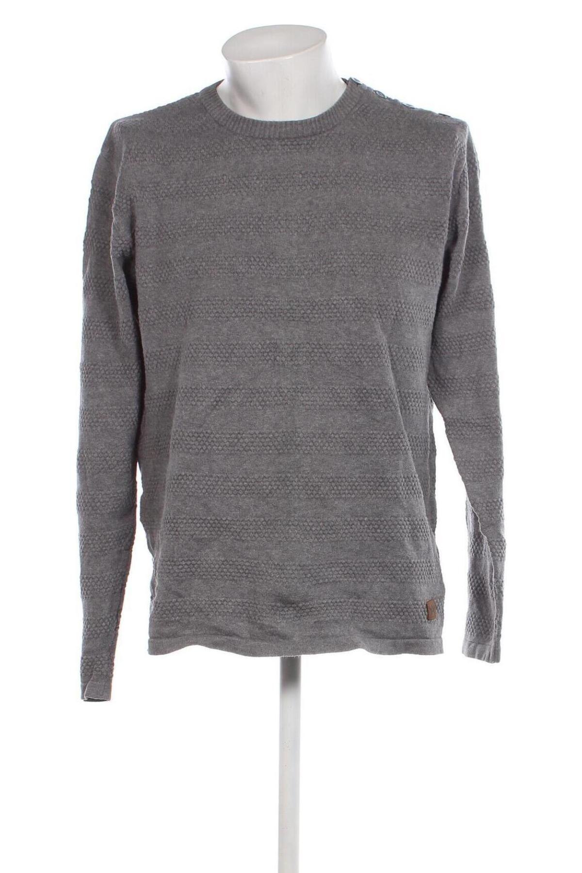 Мъжки пуловер Kronstadt, Размер XL, Цвят Сив, Цена 16,66 лв.