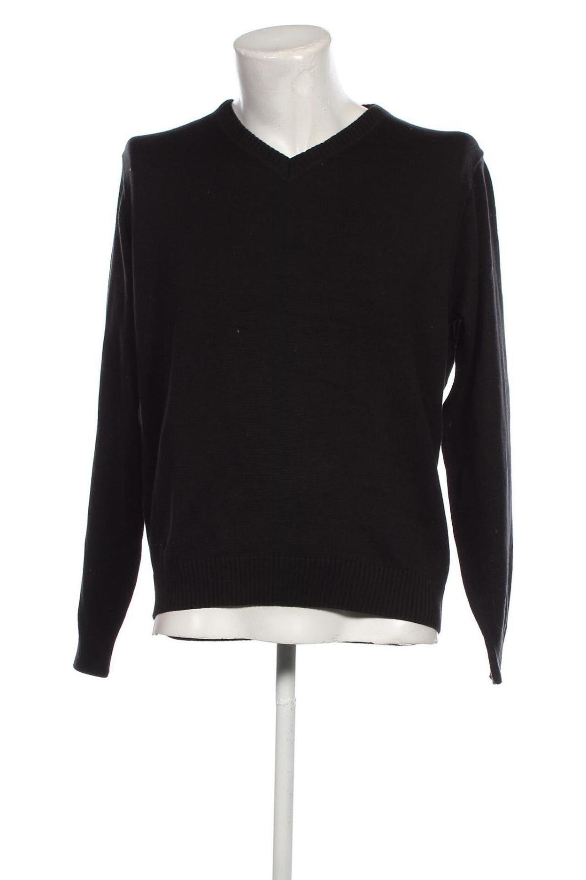Ανδρικό πουλόβερ Larusso, Μέγεθος L, Χρώμα Μαύρο, Τιμή 9,15 €