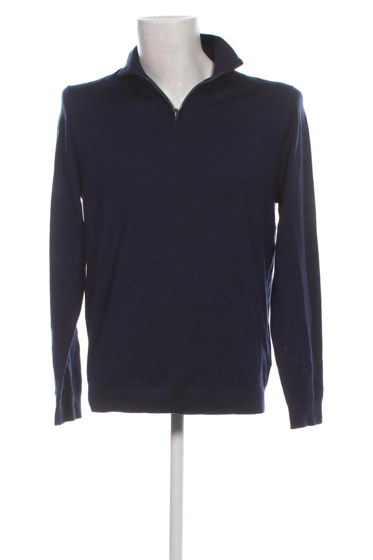 Мъжки пуловер Lawrence Grey, Размер L, Цвят Син, Цена 31,00 лв.