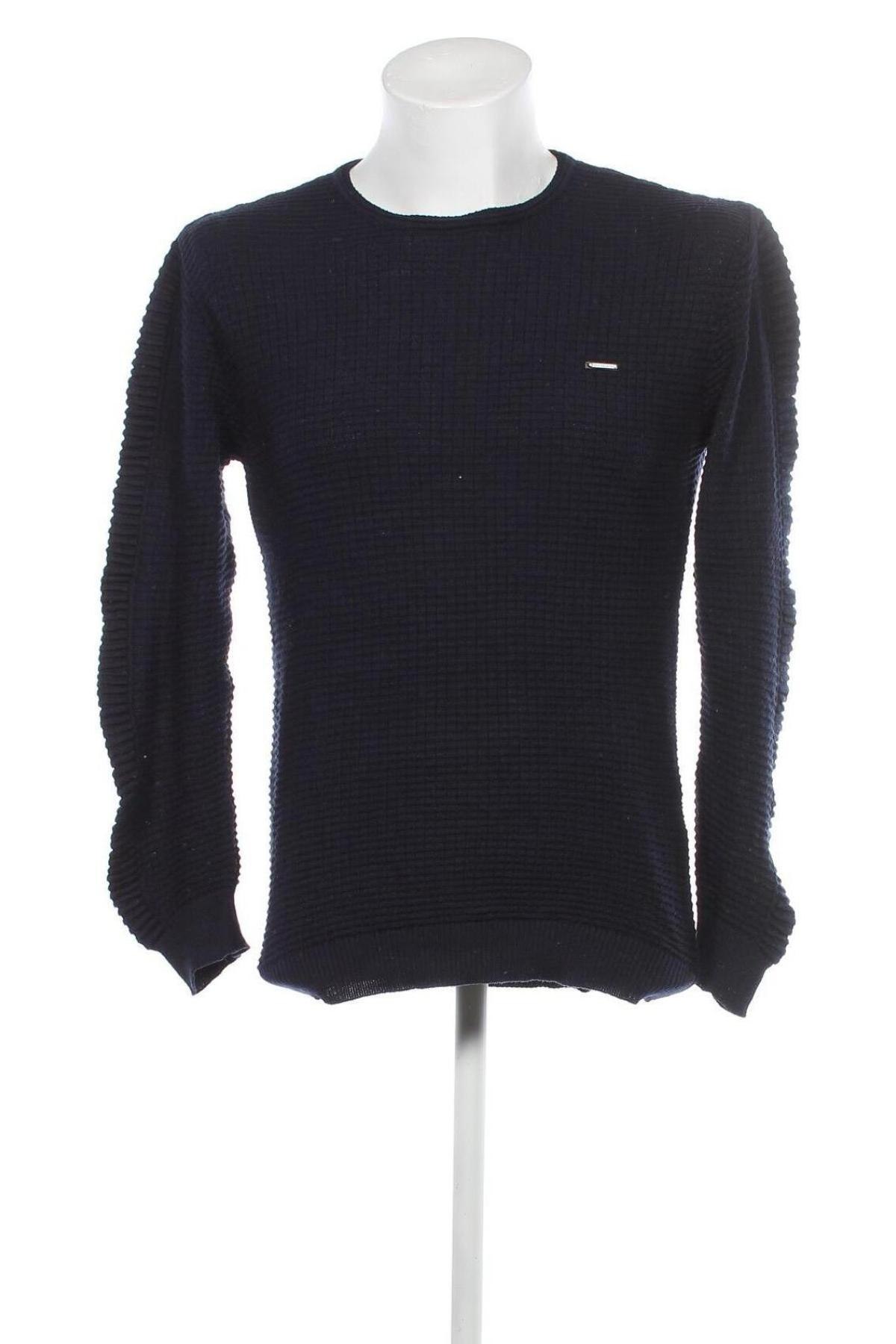 Мъжки пуловер Leif Nelson, Размер L, Цвят Син, Цена 15,66 лв.