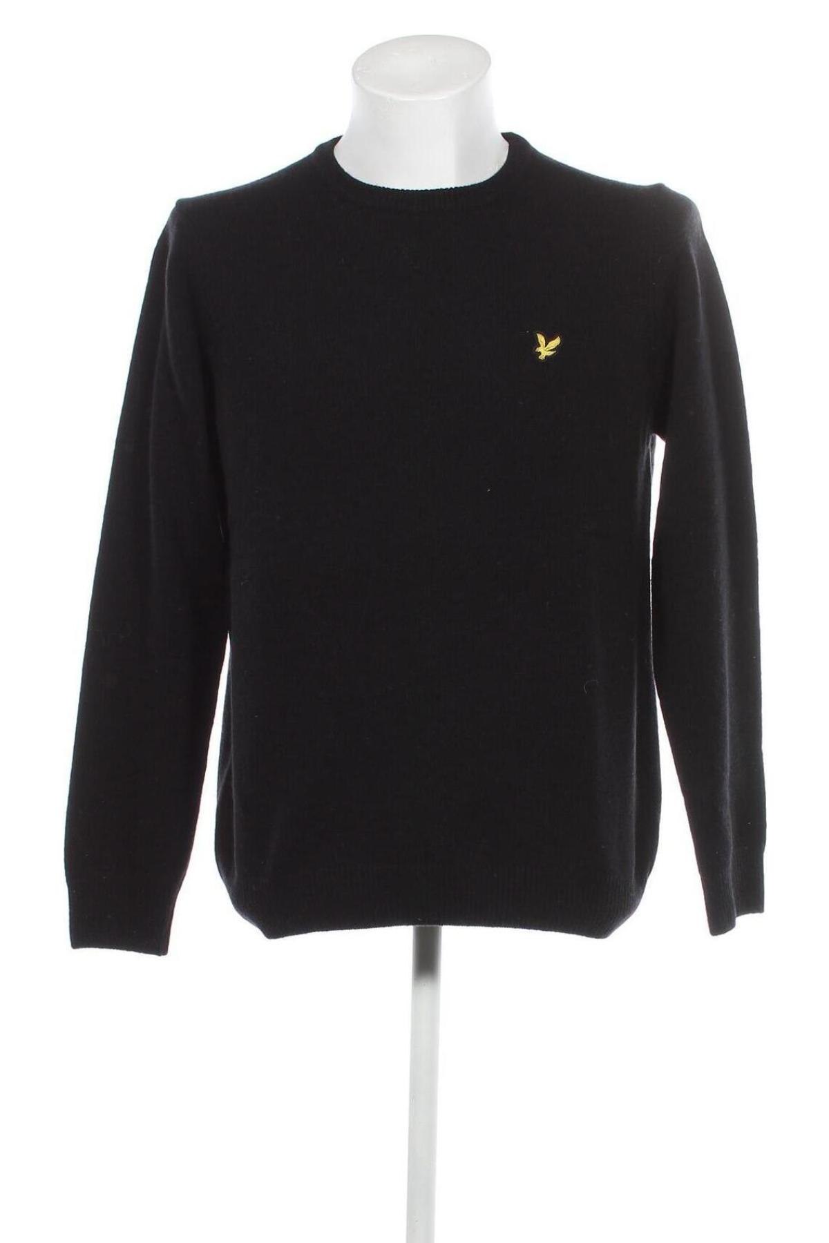Мъжки пуловер Lyle & Scott, Размер L, Цвят Черен, Цена 70,00 лв.