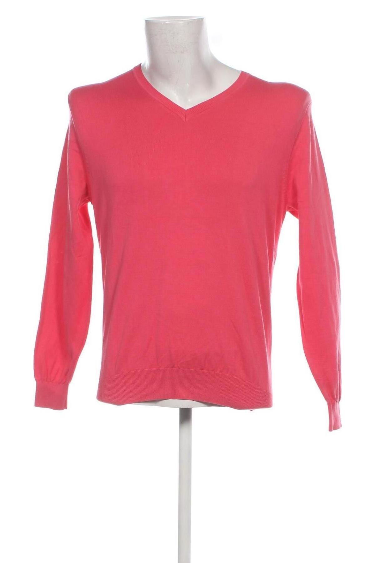 Мъжки пуловер Massimo Dutti, Размер S, Цвят Розов, Цена 42,16 лв.