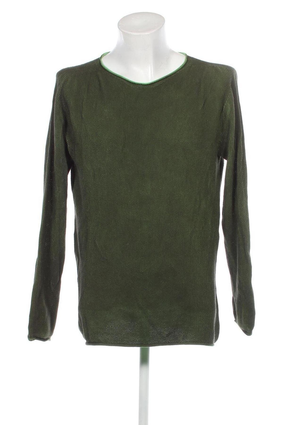 Мъжки пуловер Mey & Edlich, Размер L, Цвят Зелен, Цена 31,00 лв.