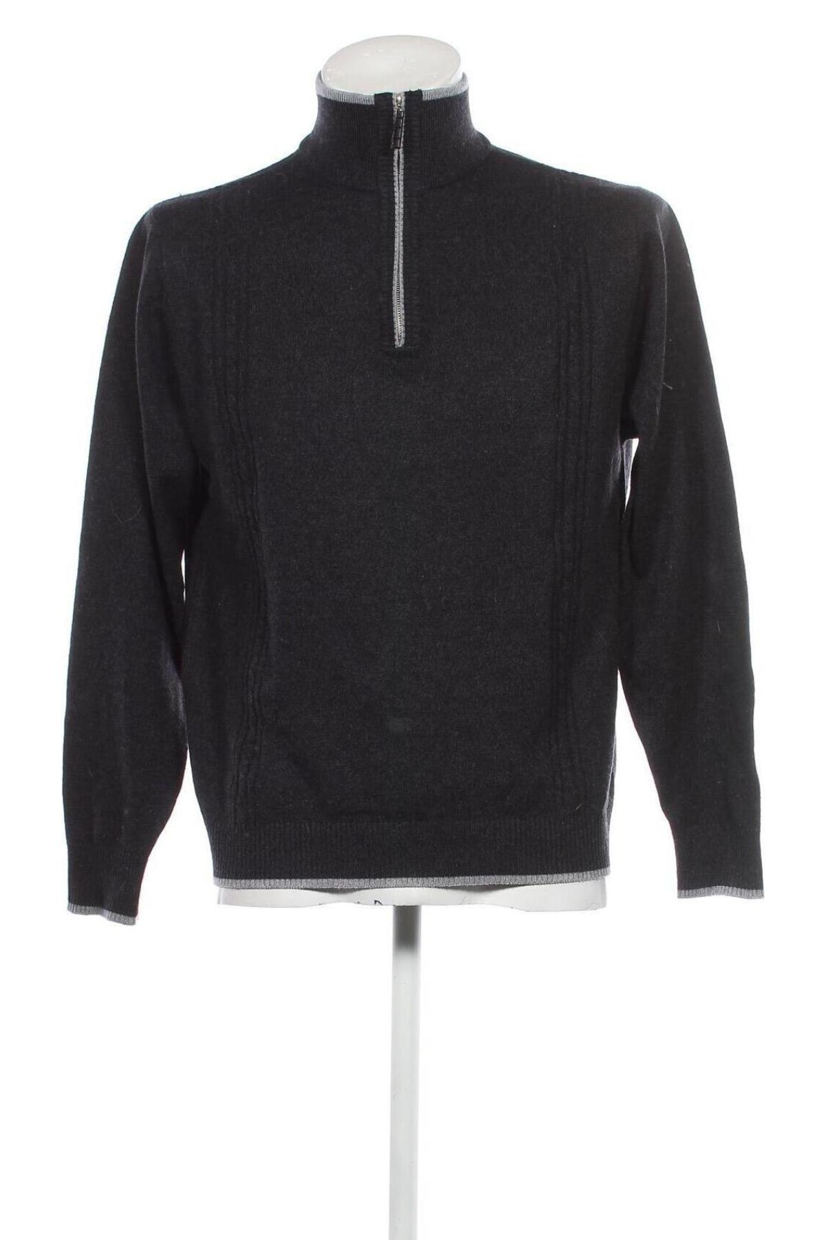 Ανδρικό πουλόβερ Modango Milano, Μέγεθος M, Χρώμα Μαύρο, Τιμή 7,36 €