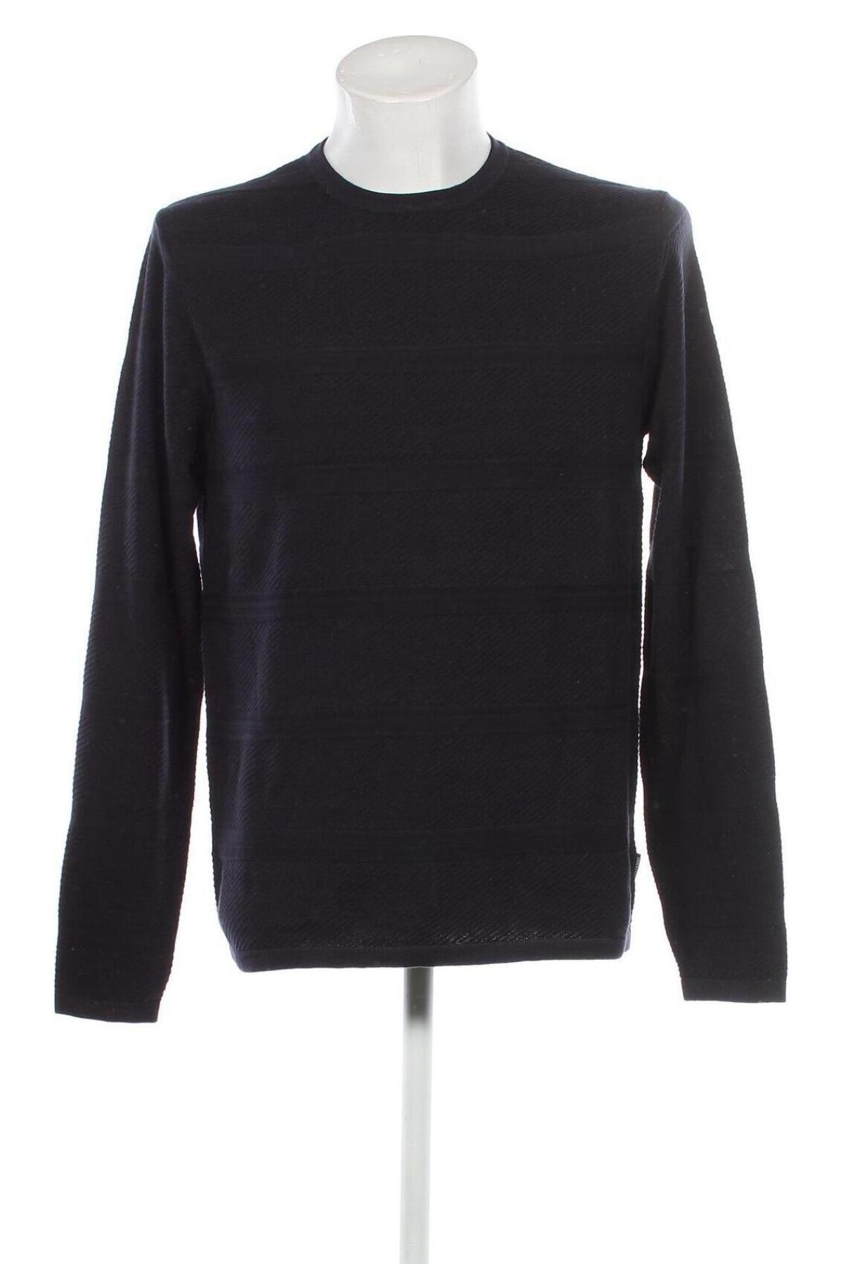 Ανδρικό πουλόβερ Only & Sons, Μέγεθος L, Χρώμα Μπλέ, Τιμή 8,54 €
